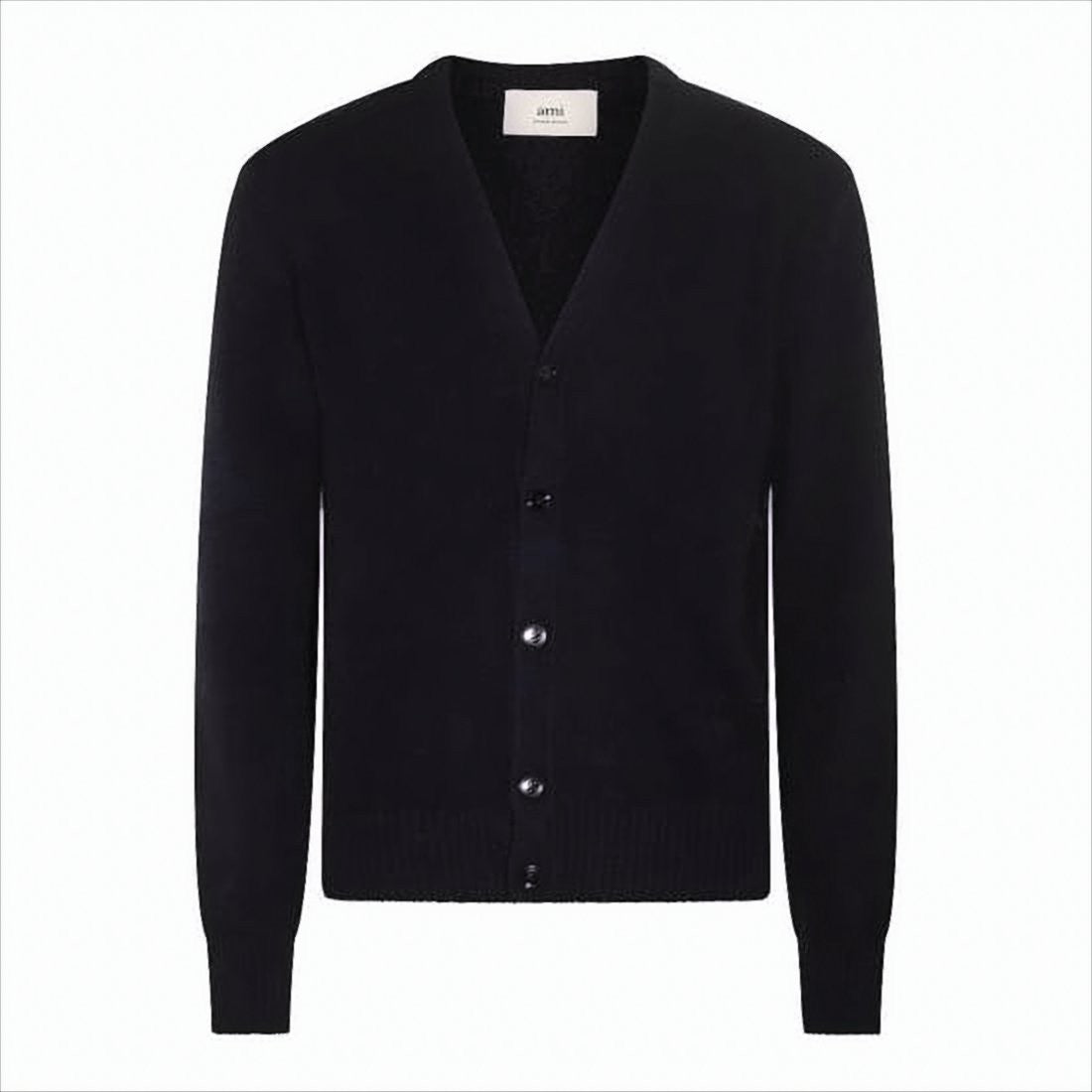 Classic V-Neck Cashmere and Wool Cardigan