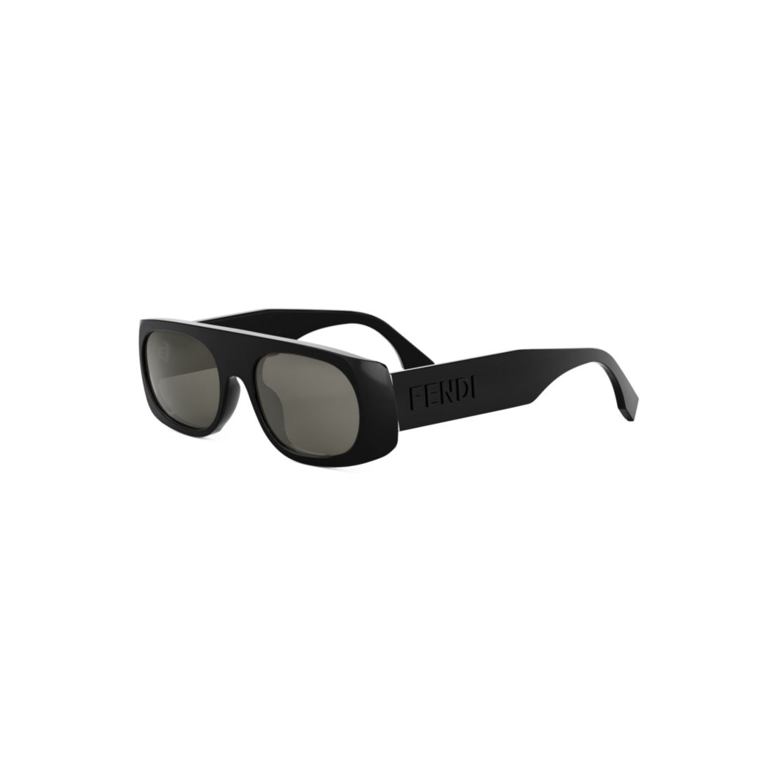 Fe40169i Bold Rectangular Frame Sunglasses