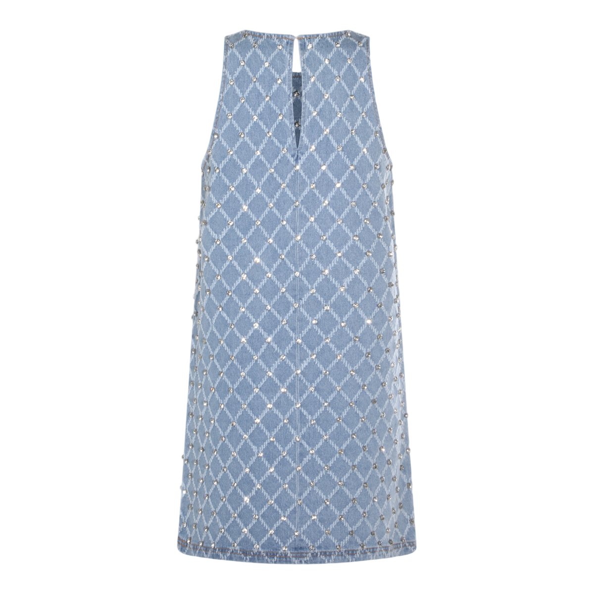 Light Blue Denim Shift Dress