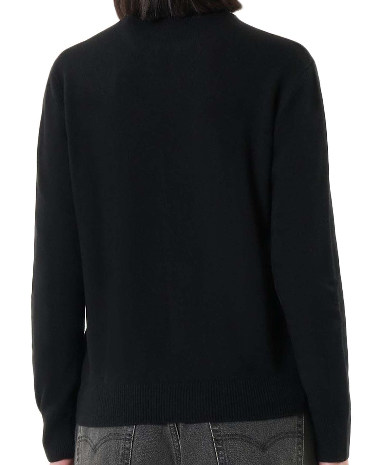 Relaxed Fit Black Sweatshirt