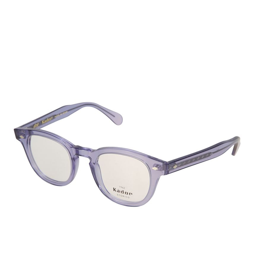 Woody Cal 49 Translucent Lavender Rounded Square Eyeglasses