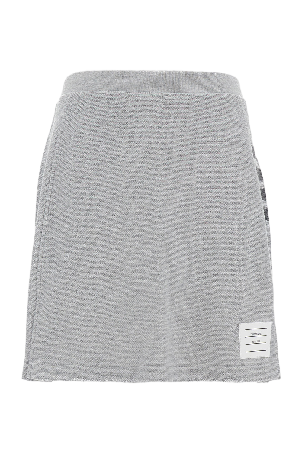 Pleated Milano Stitch Skirt with Signature Grosgrain Tab