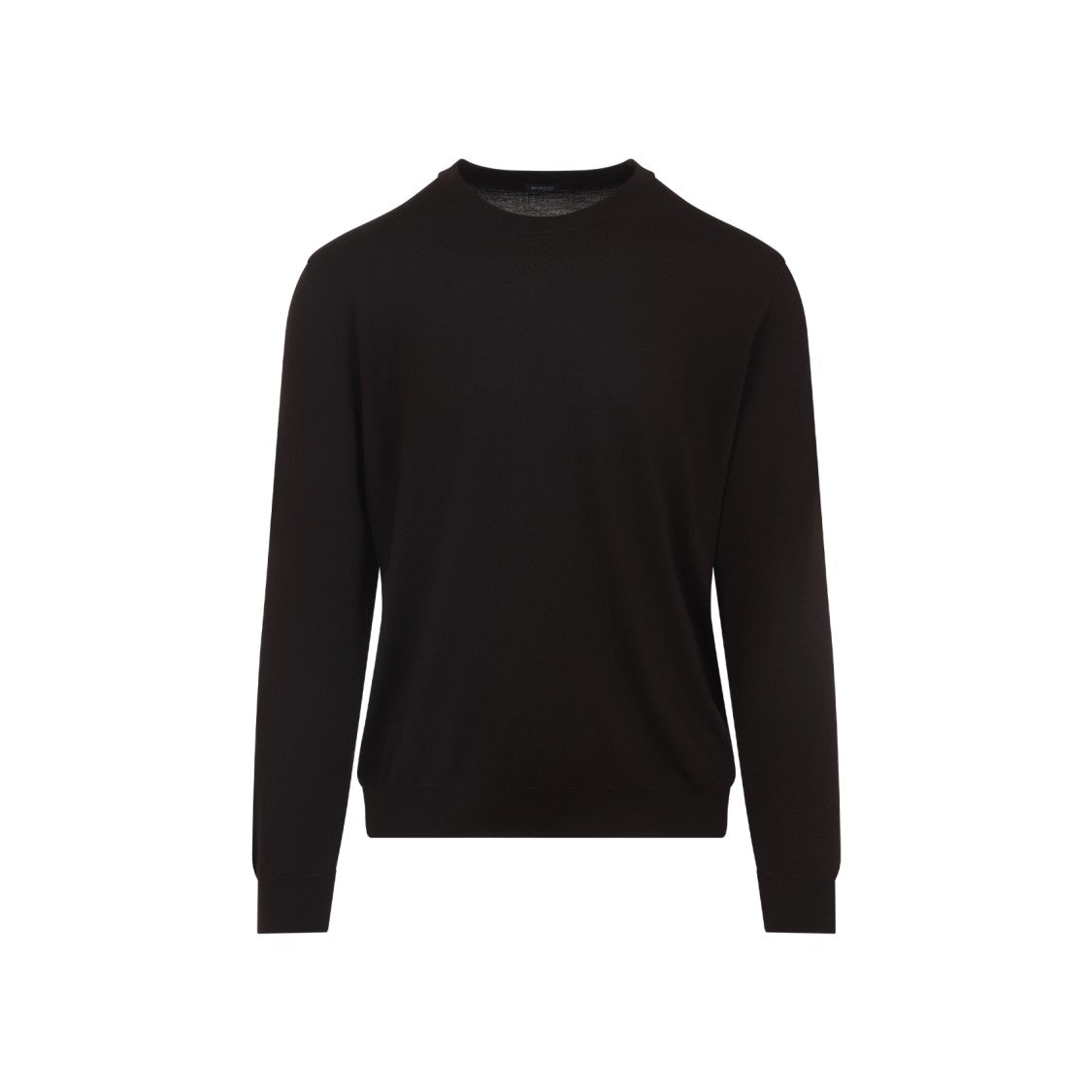 Cashmere-Silk Blend Sweater With Classic Crew Neckline