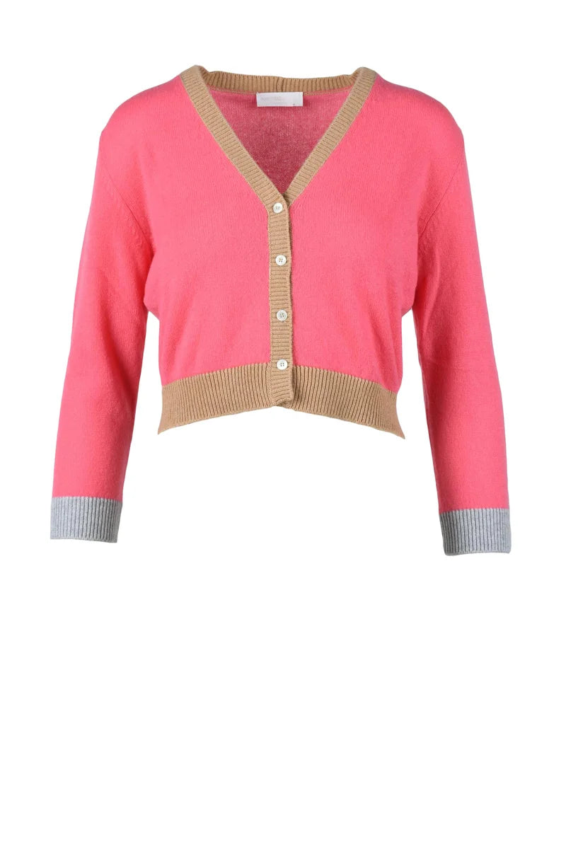 Cashmere Cardigan - Pink