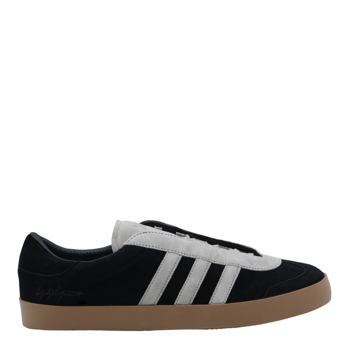 Low-Top Black Suede Sneakers