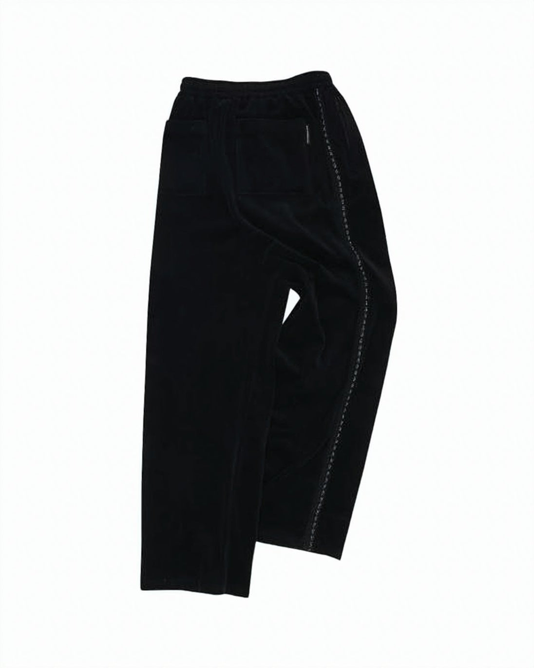 Relaxed Fit Velvety Texture Pants