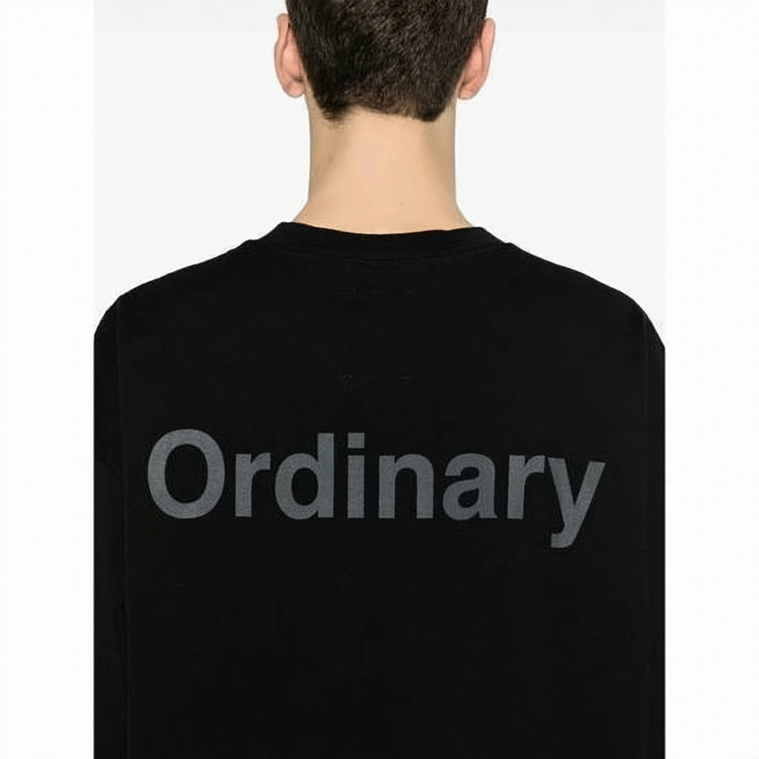 Oversized Graphic T-Shirt with Artistic Donkey Head