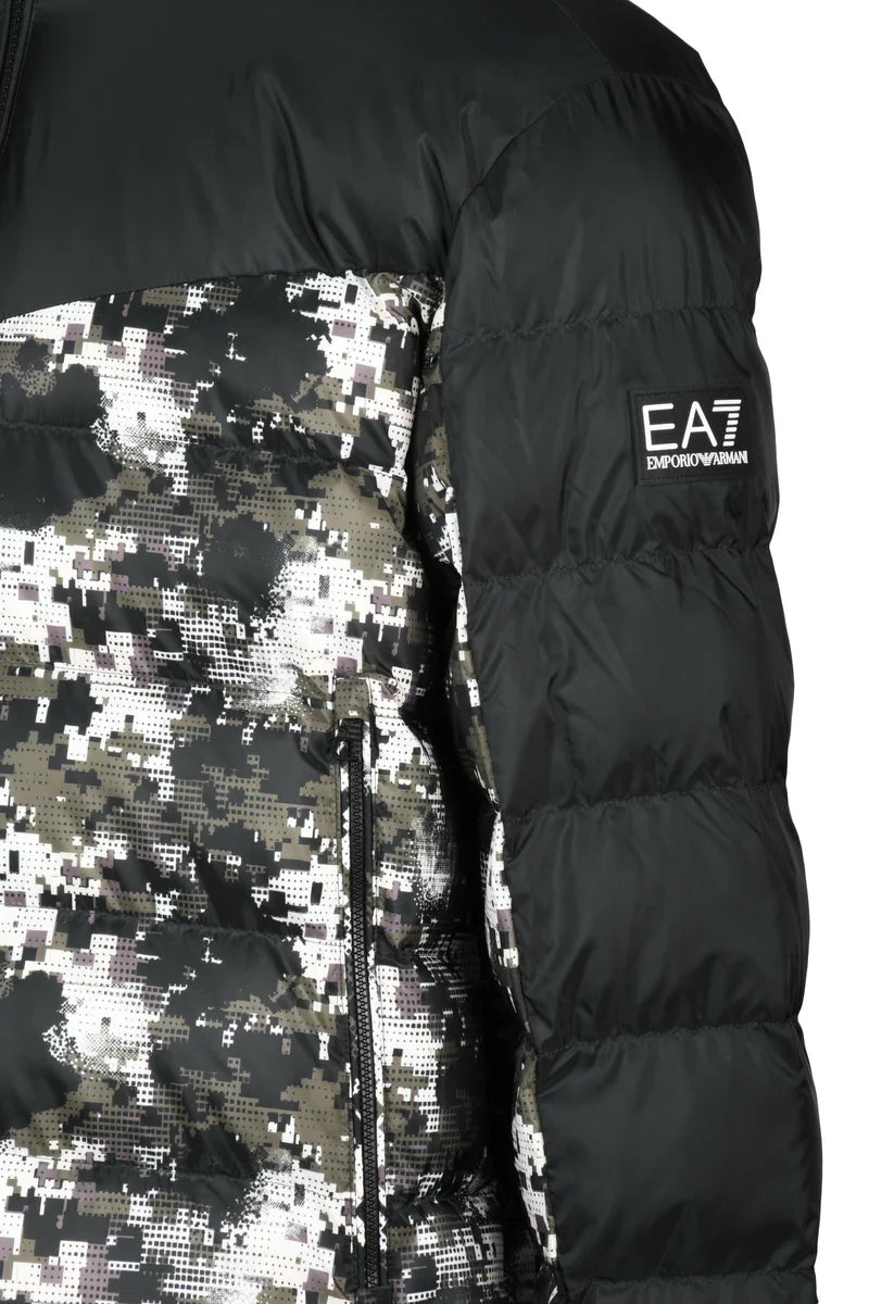 Zip Down Jacket - Black