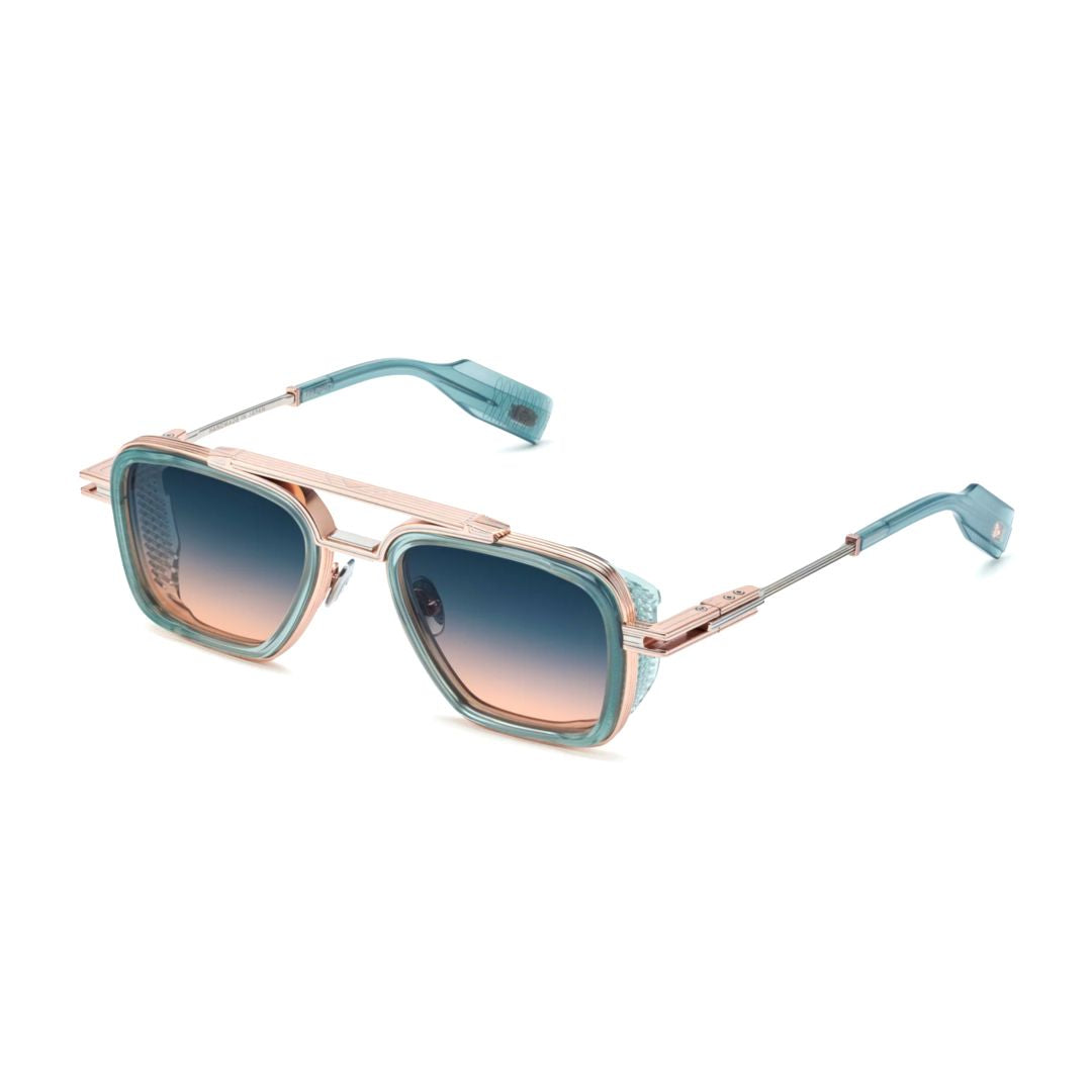 C2 Geometric Frame Sunglasses with Gradient Tint