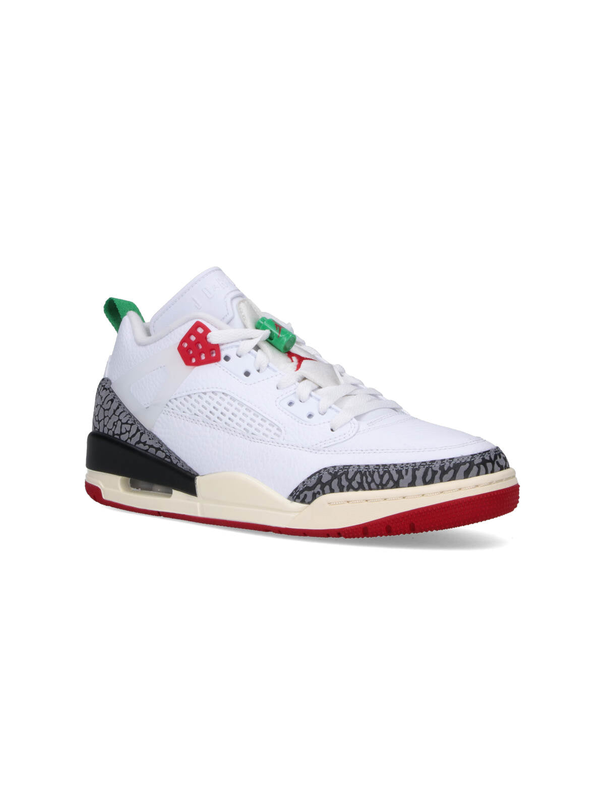 "Jordan Spizike Low" Sneakers, In White Leather