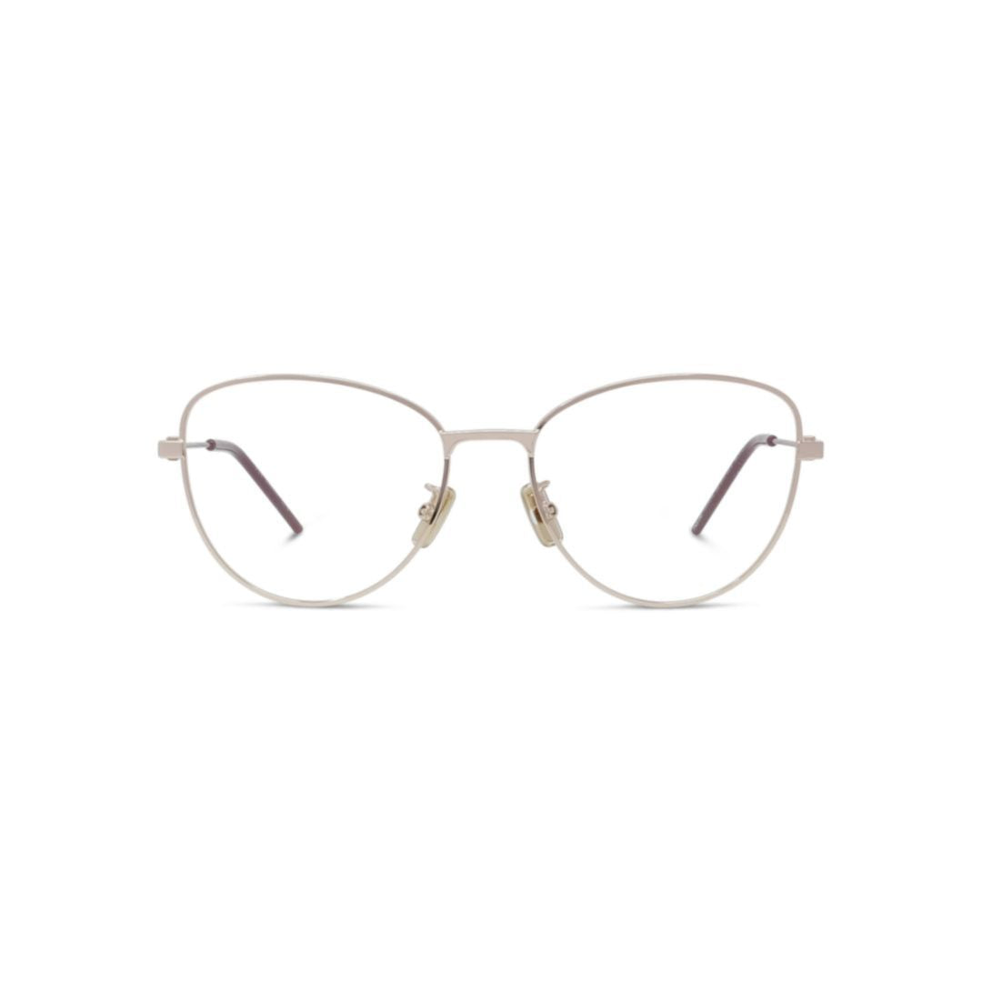 Gv50084u Minimalist Cat-Eye Metal Sunglasses