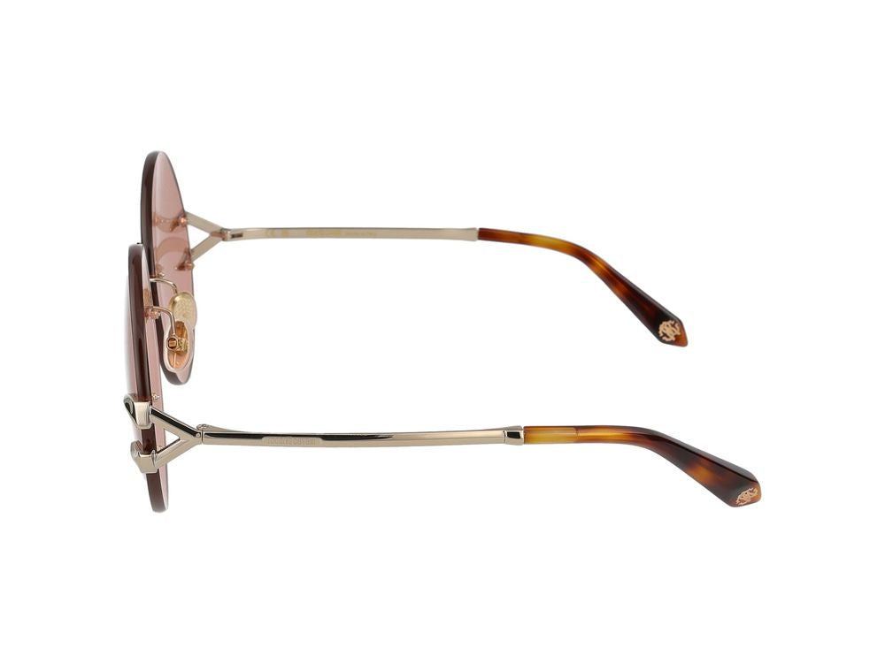 Sunglasses Roberto Cavalli SRC006 594F Oro Chiaro Lucido 63/17/140
