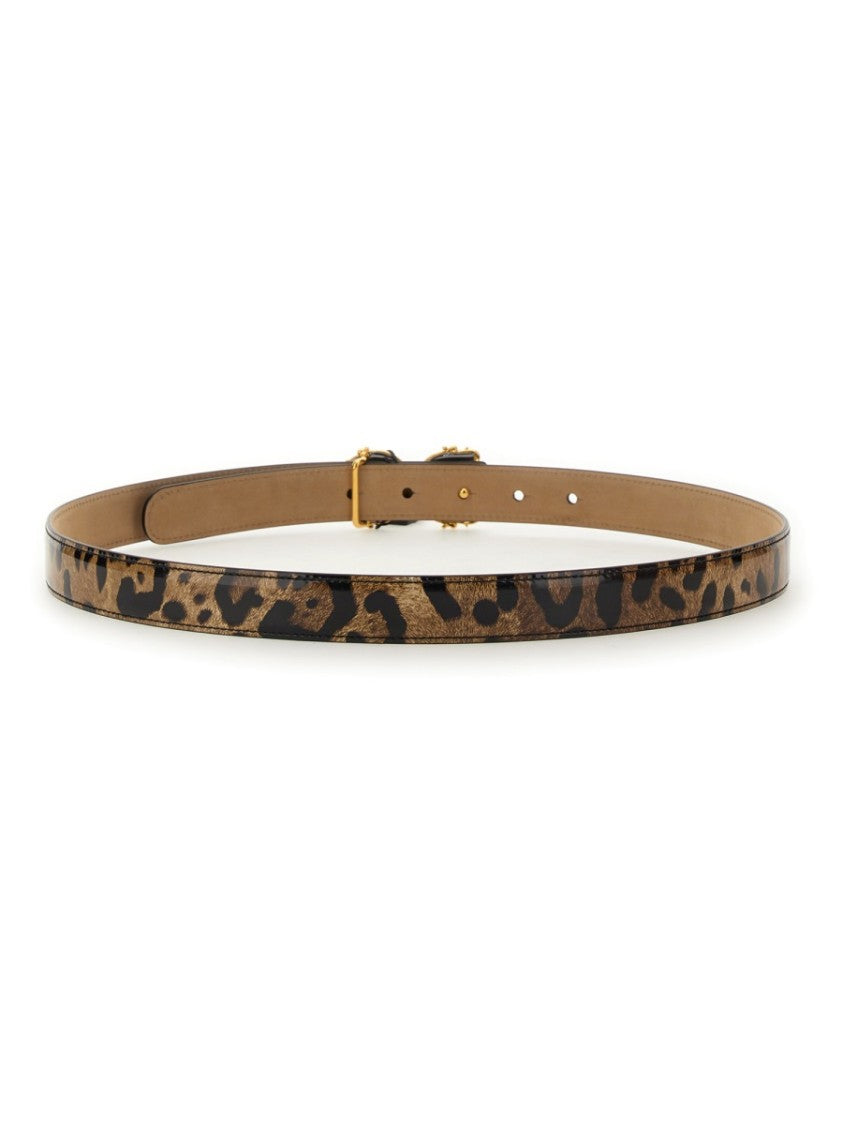 Leopard Print Belt