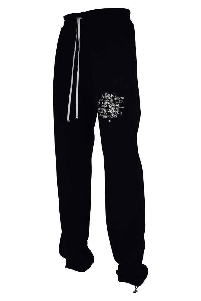 Amiri Black Cotton Jogging Pants