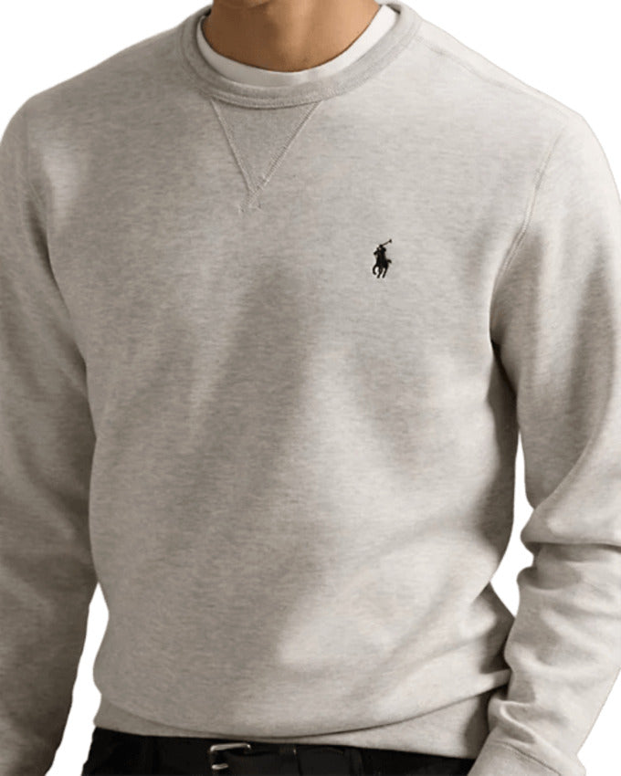 Light Heather Polo Sweatshirt