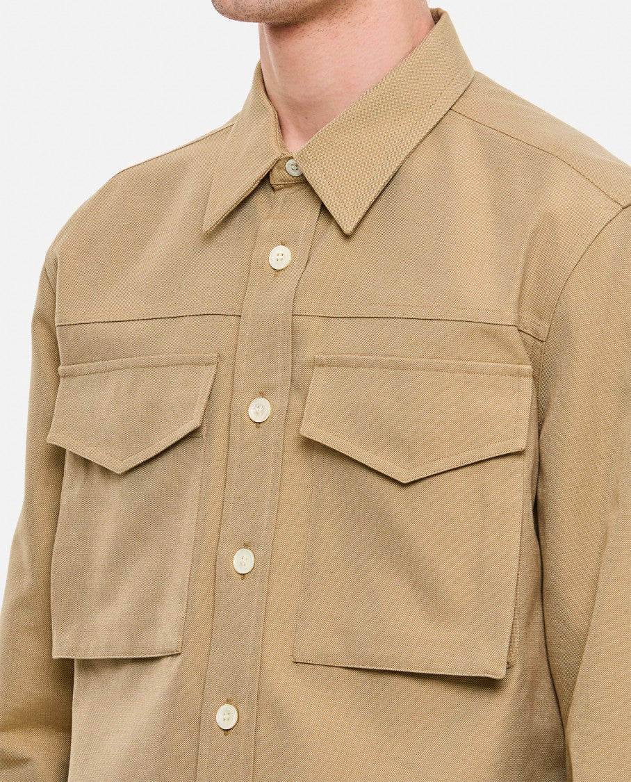 Cotton Military Pocket Shirt