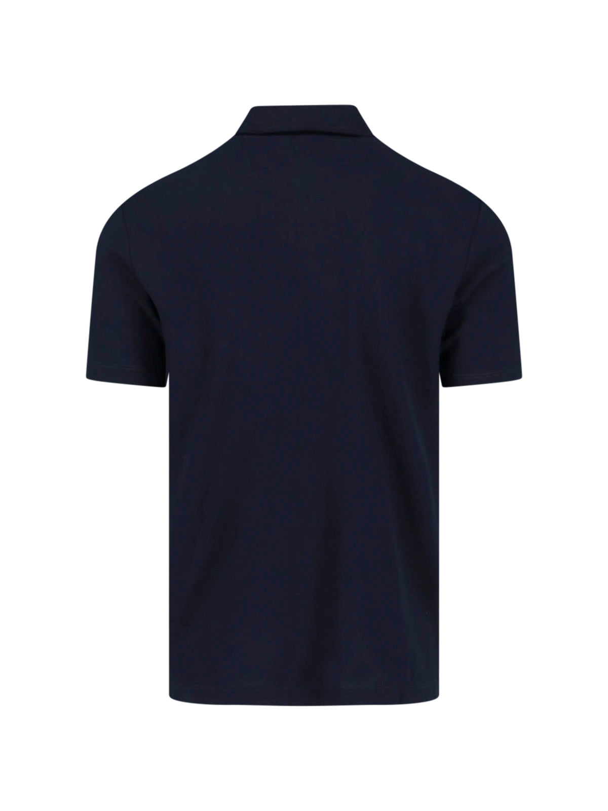 Short-Sleeve Navy Polo With Classic Collar