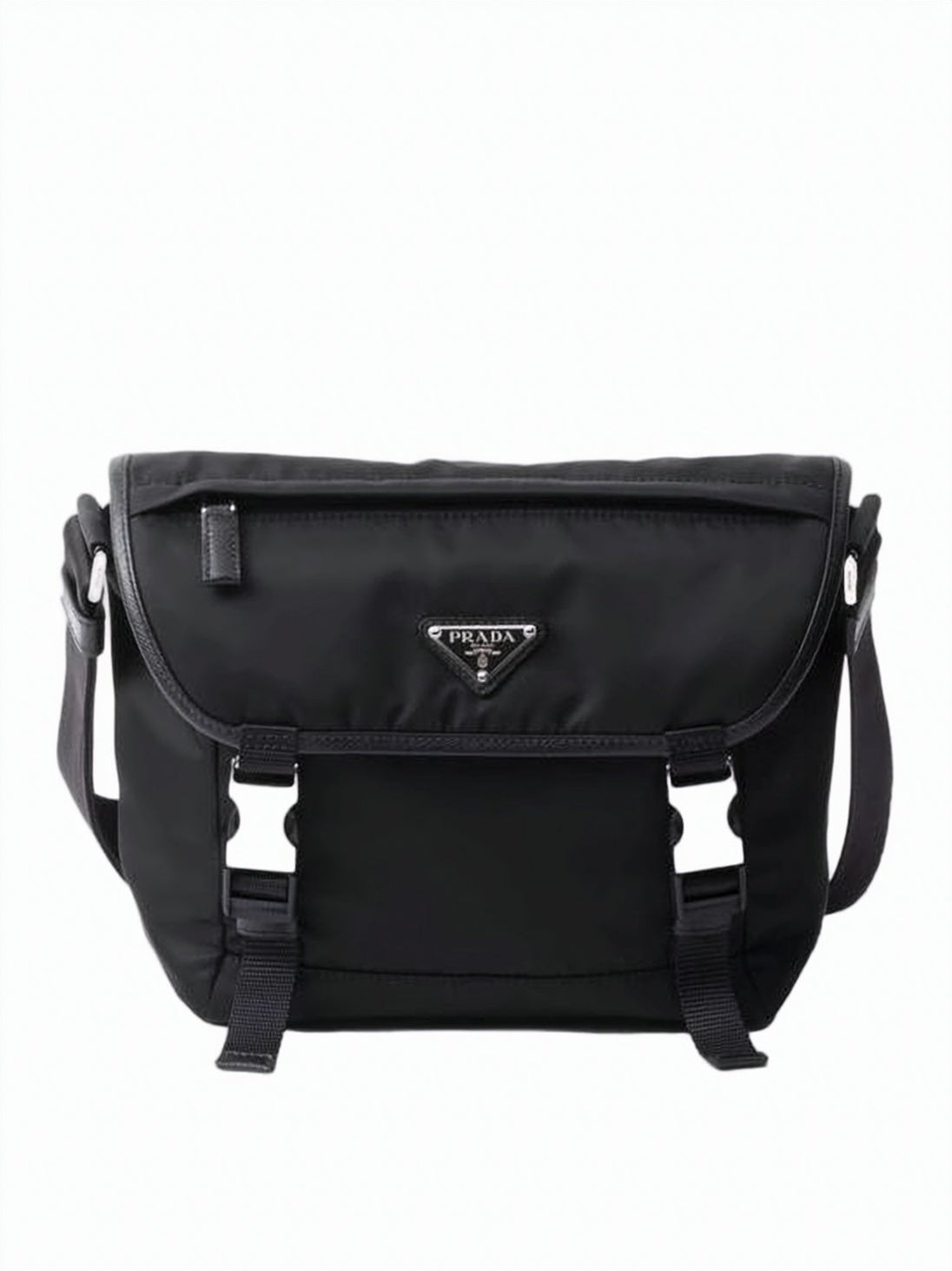 Rectangular Black Tote Bag with Matte Finish