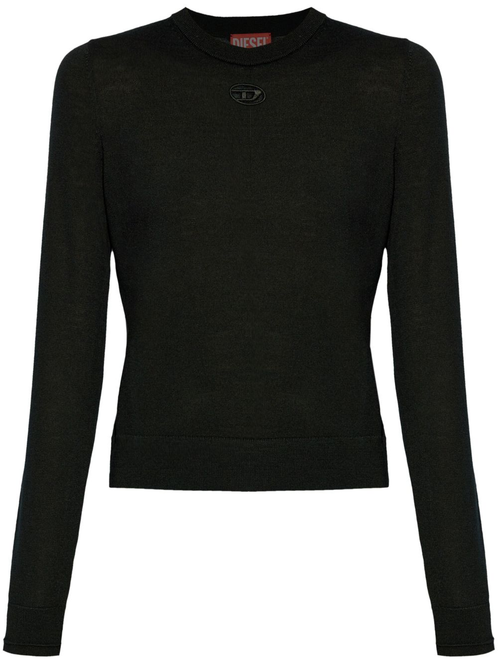 Long-Sleeve Black Top