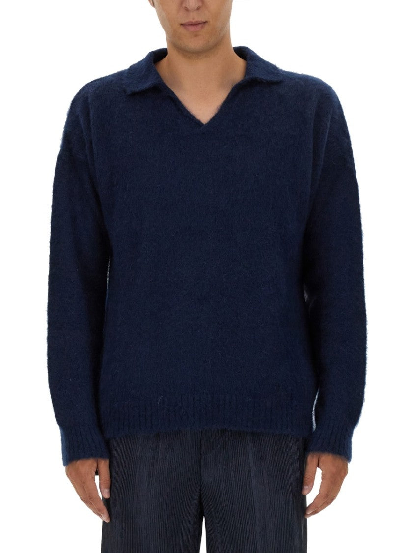 Relaxed Fit Knitted Polo