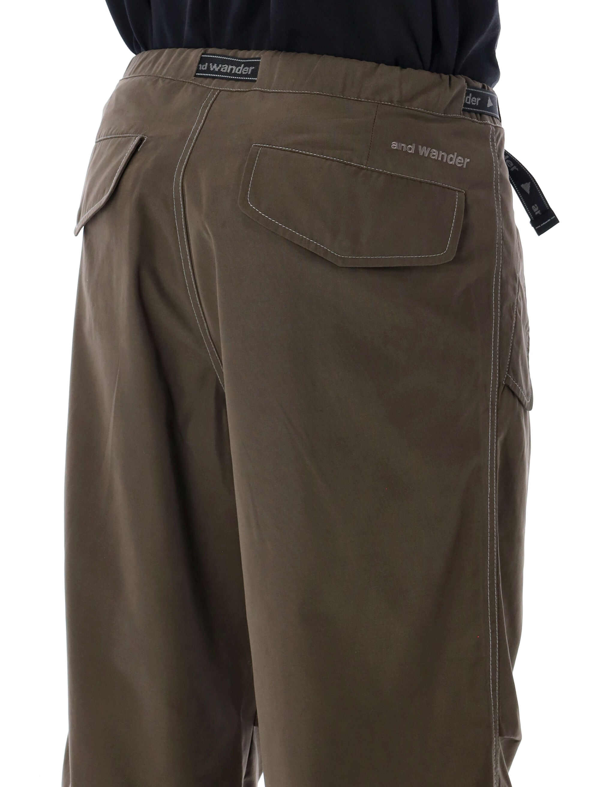 High Count Cloth Side Zip Hem Pants
