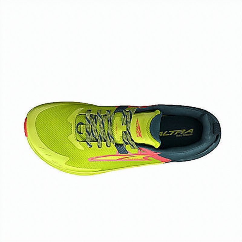 Neon Yellow Mesh Sneakers with Vibram Sole