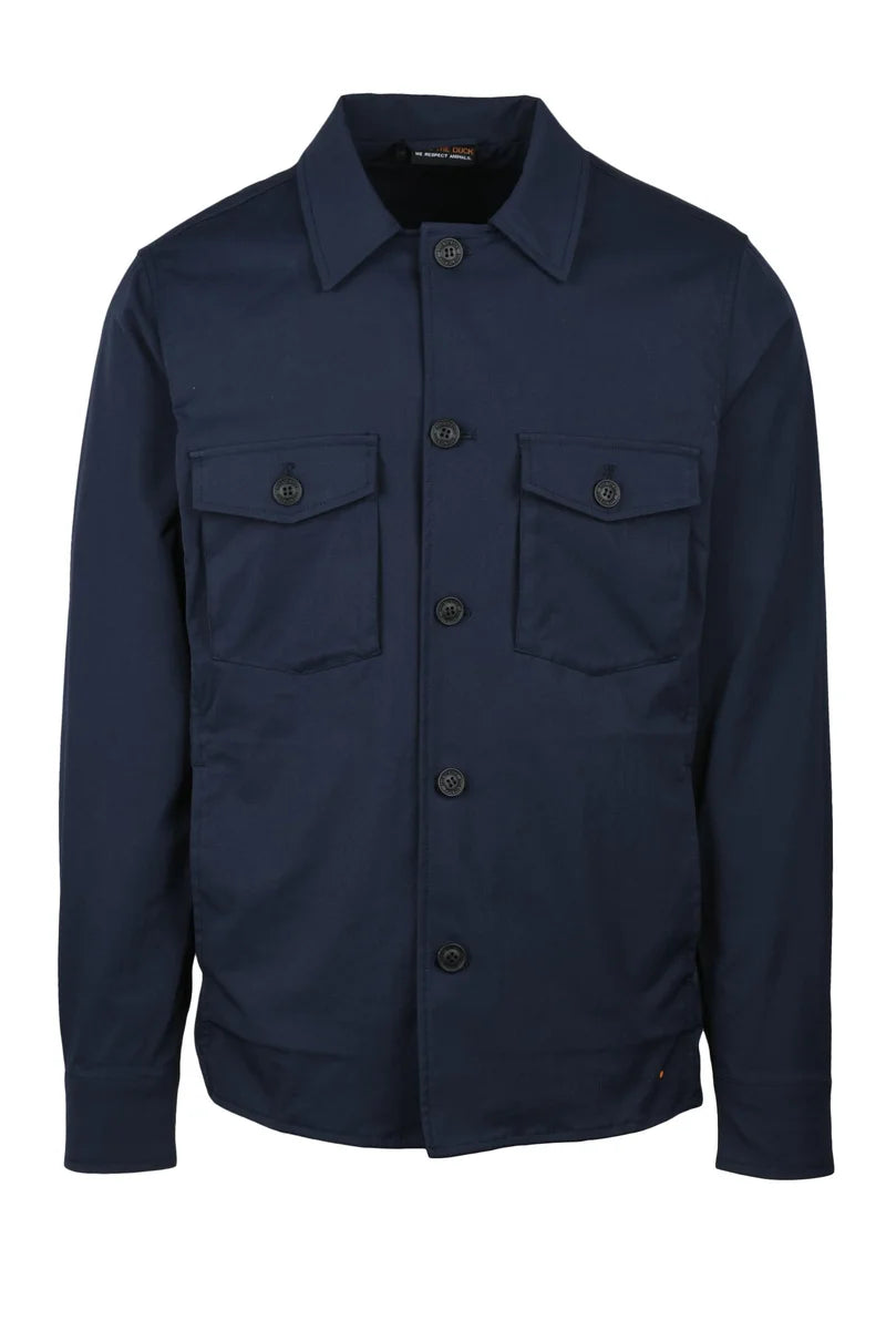 Recycled Nylon Coat - Blue