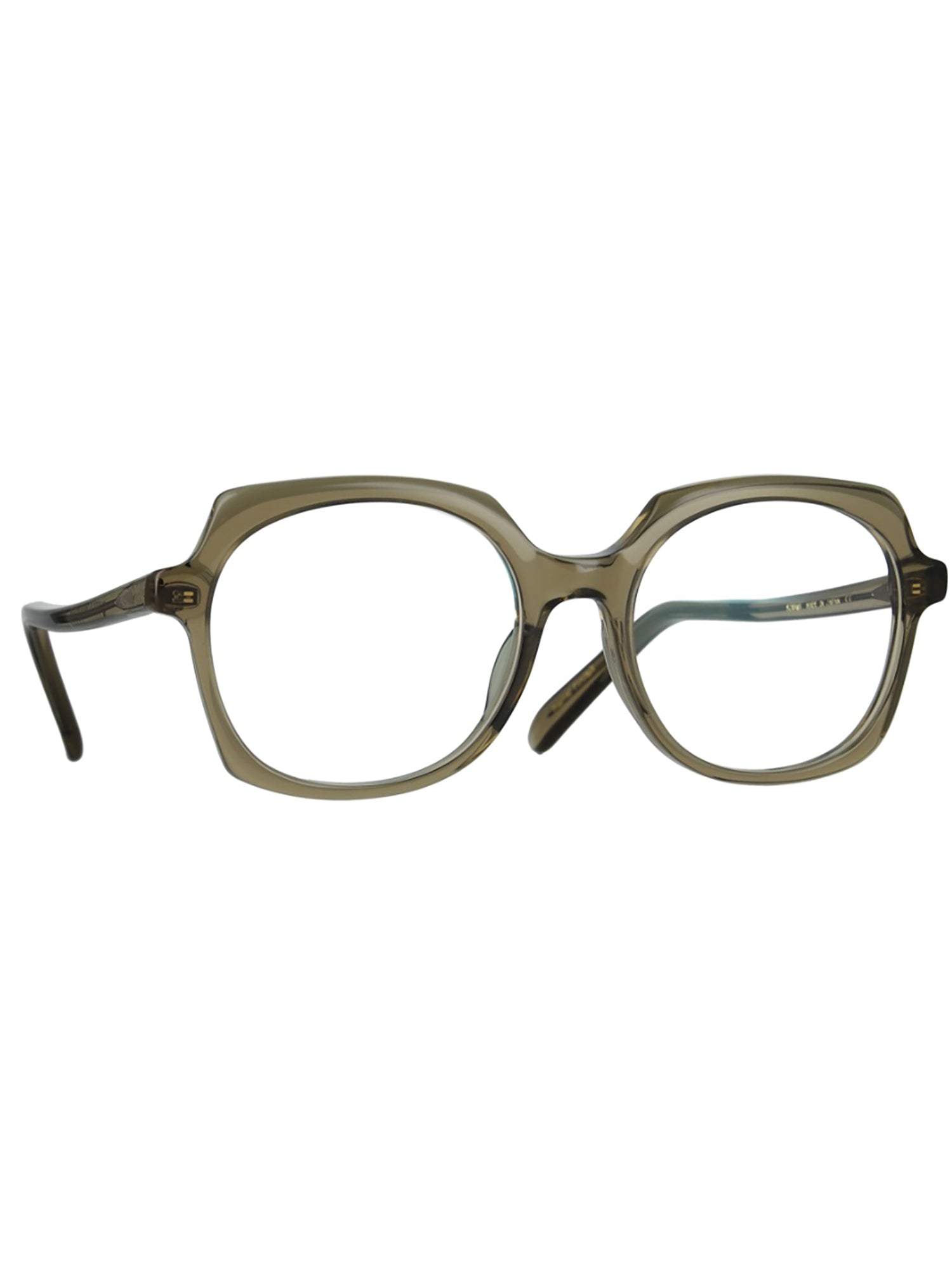 Rectangular Acetate Optical Frames with Curved Temple Arms