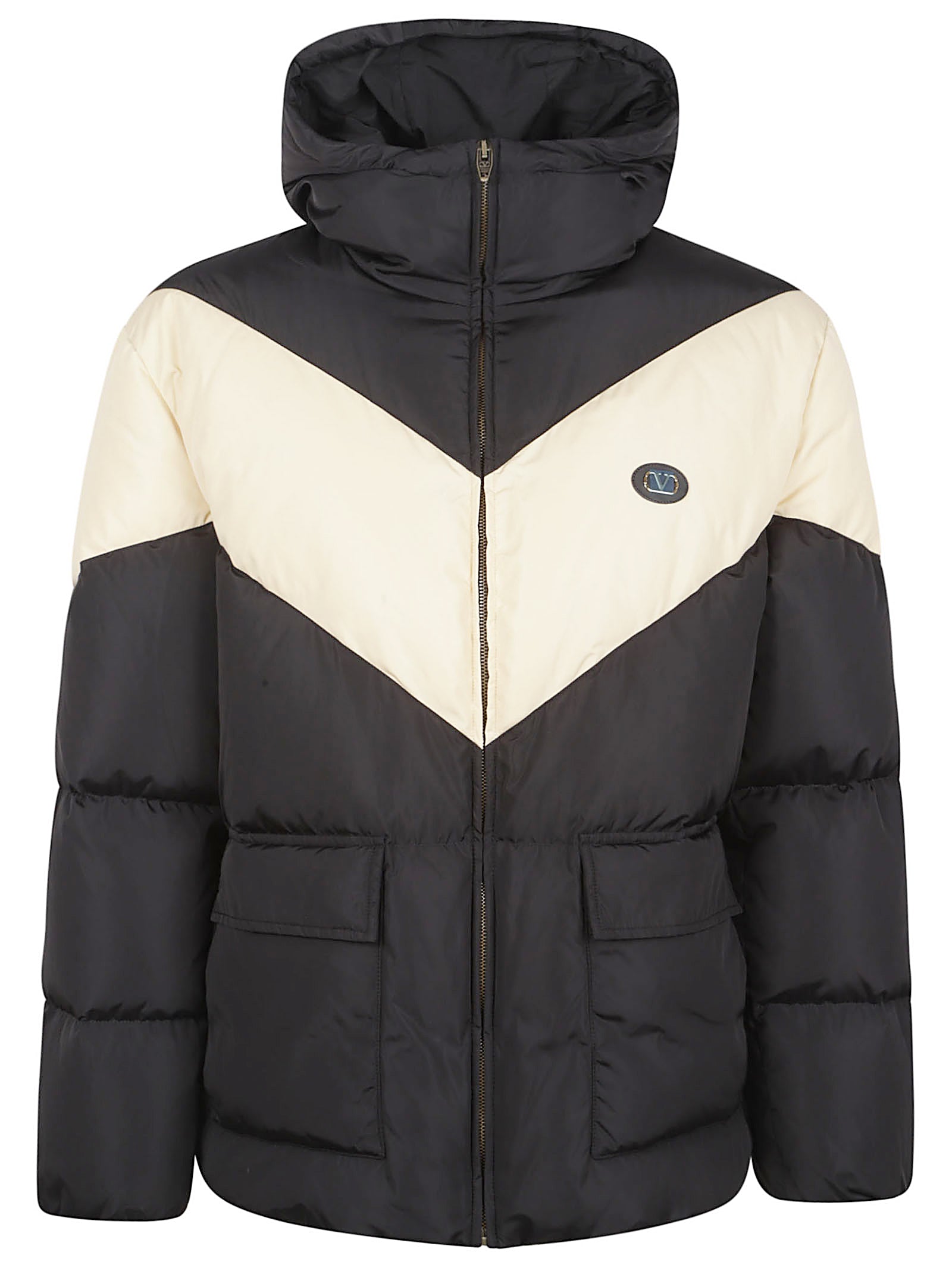 Lightweight Nylon Hooded Down Jacket