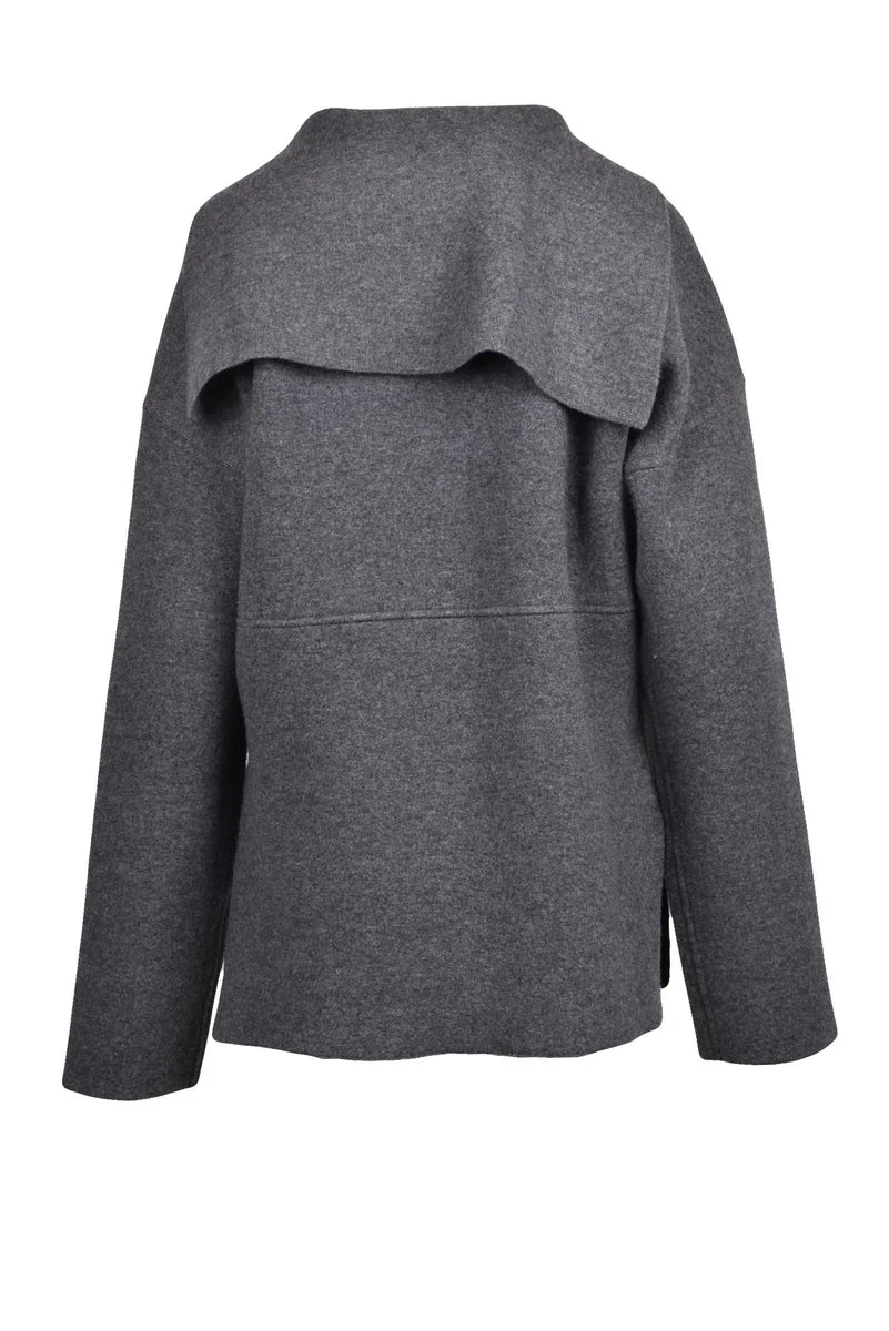 Reversible Oversized Knit - Grey