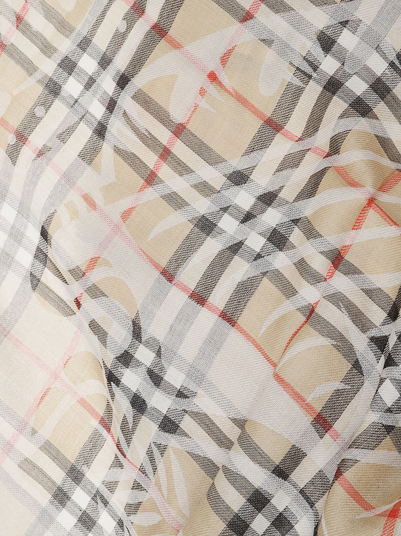 Lightweight Burberry Check Scarf