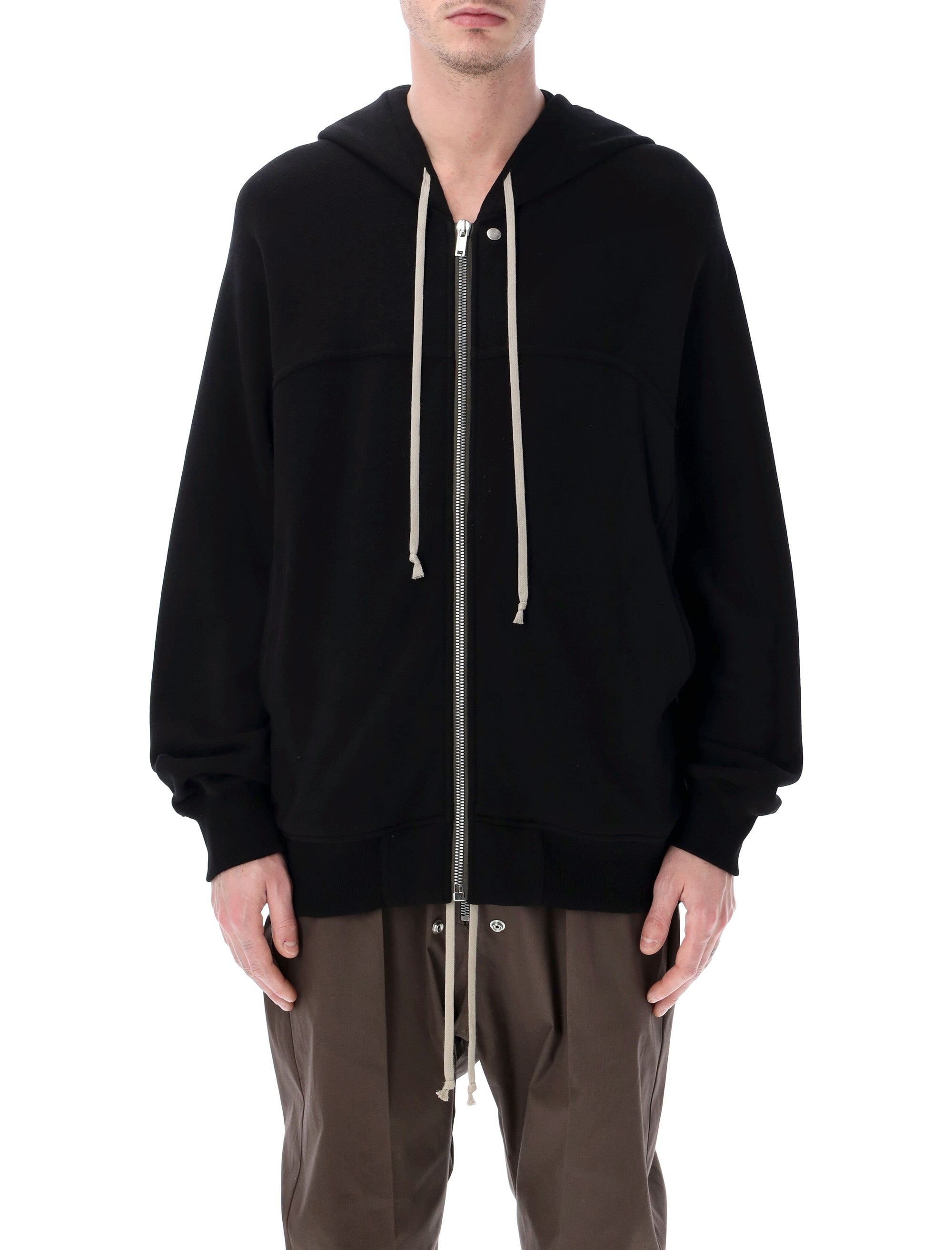 Zipped Windbreaker Hoodie