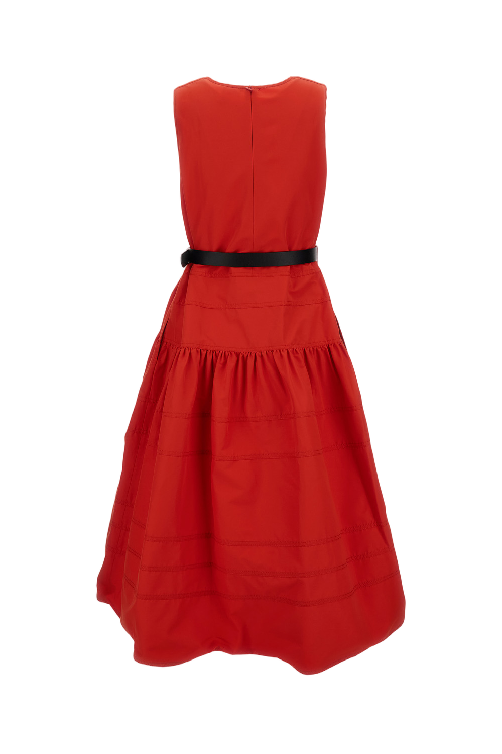 Red Dress with Silhouette