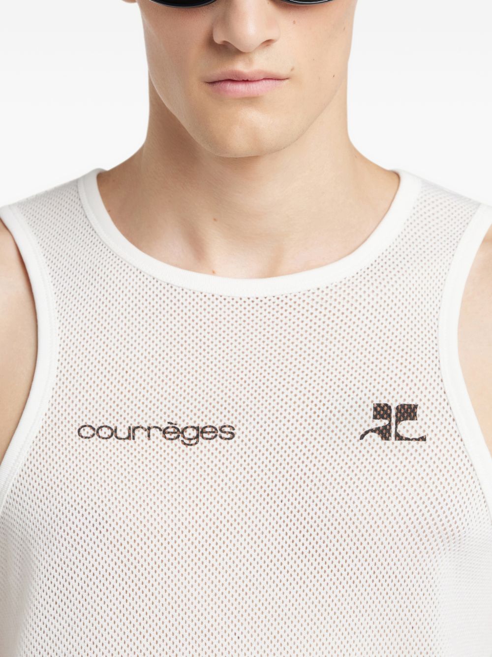 Breathable Sleeveless Mesh Tank Top