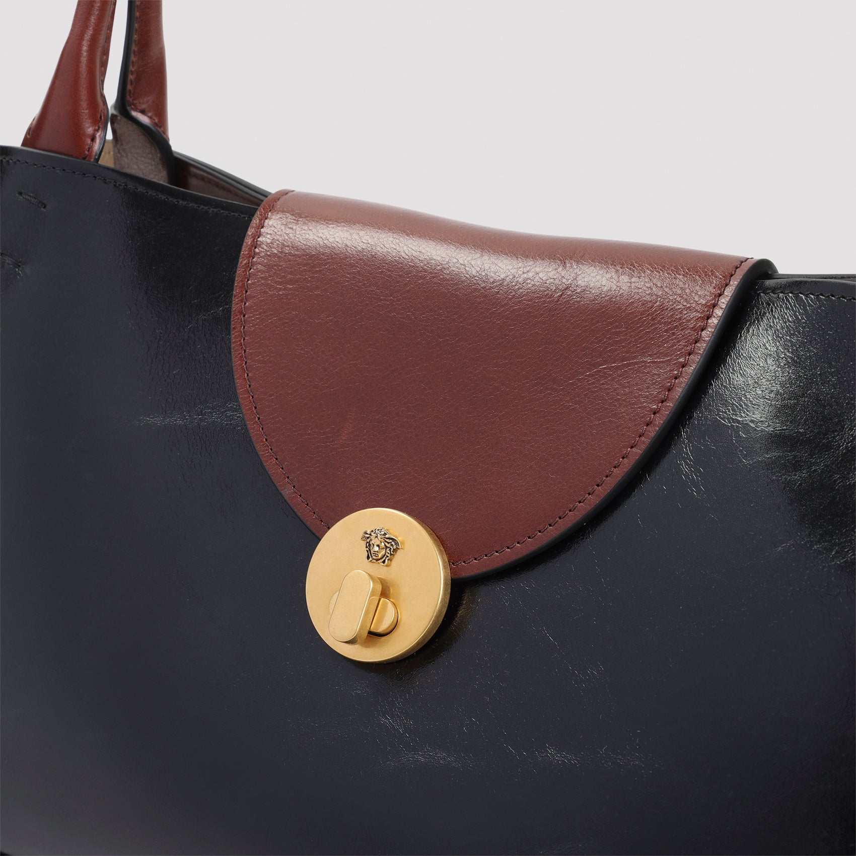 Smooth Leather Shoulder Bag