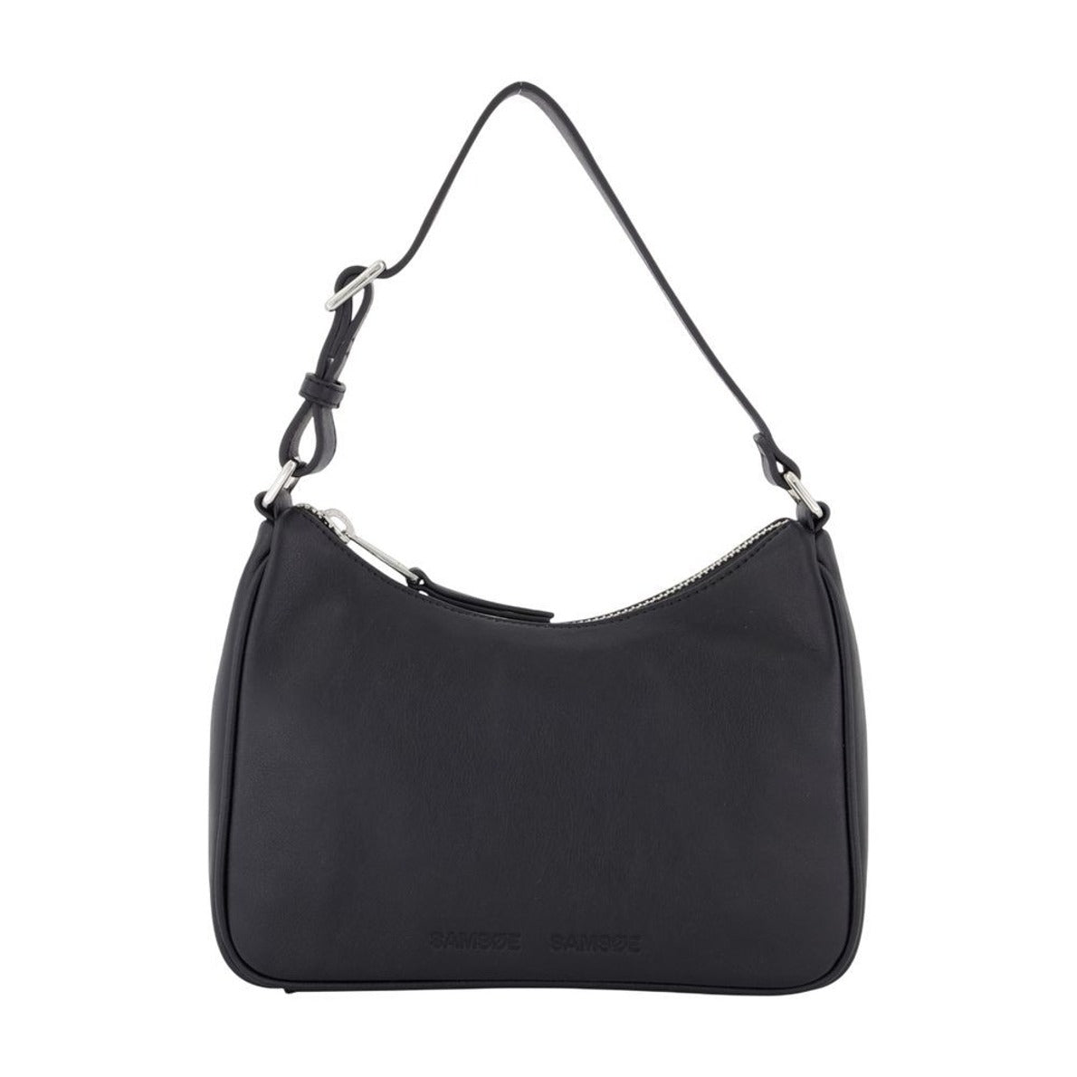 Structured Leather Shoulder Purse