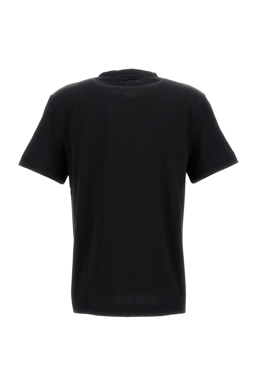 Cotton T-Shirt with Tonal Grosgrain Logo