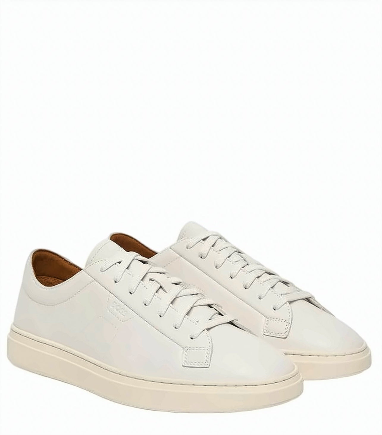 Kieran White Lace Up Sneakers