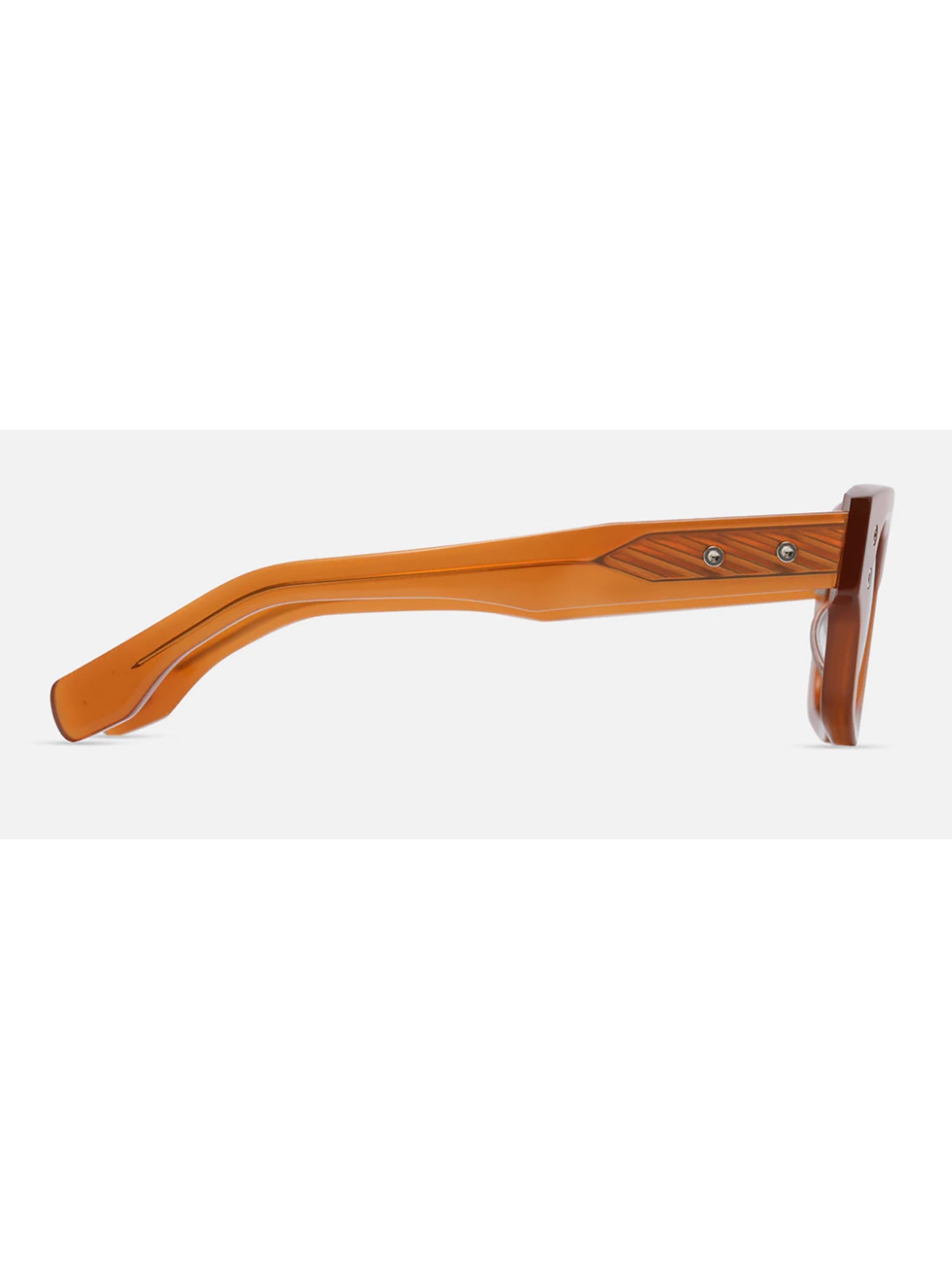 Bold Rectangular Acetate Sunglasses with Green Lenses