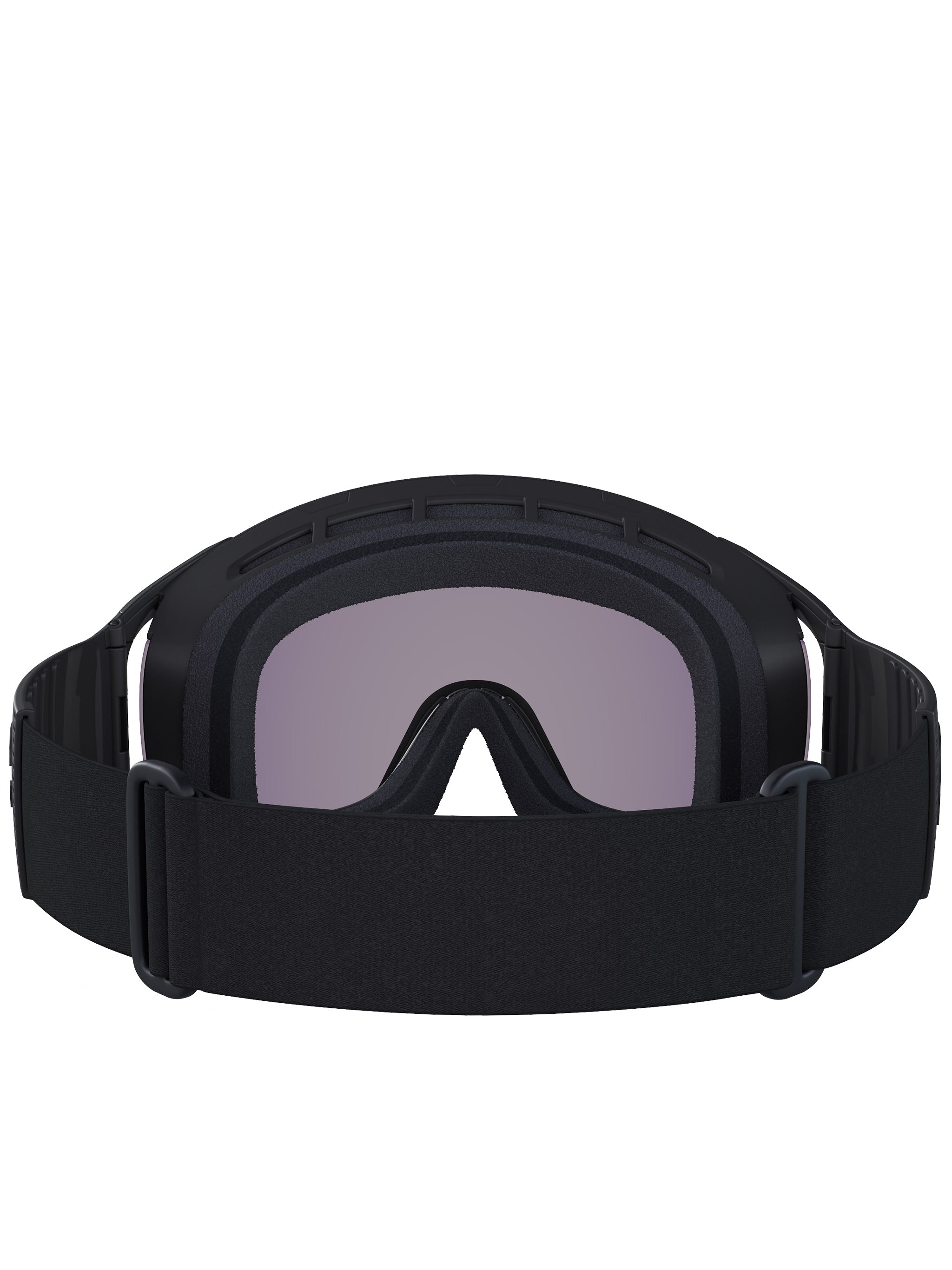 Black Zonula Wraparound Reflective Ski Goggle