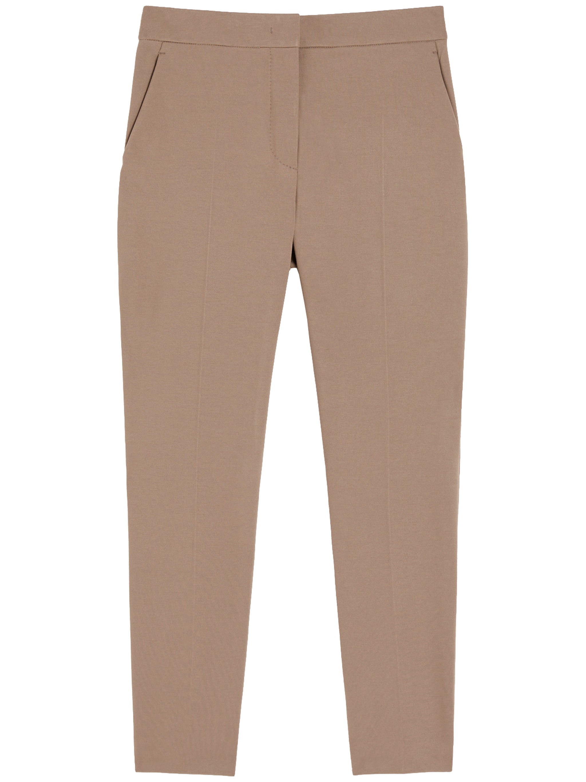 Brown Pegno Tailored Cropped Slim Pants
