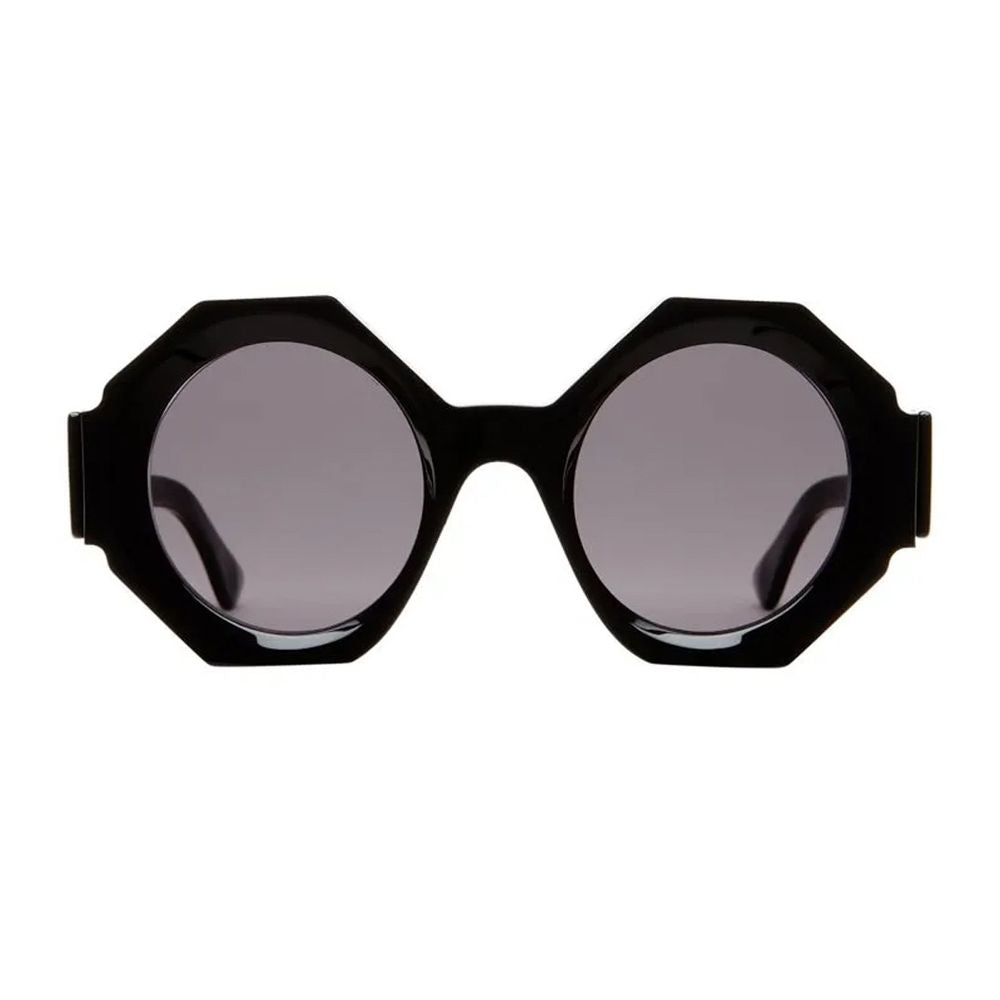 Mask R4 Sculptural Round Frame Sunglasses