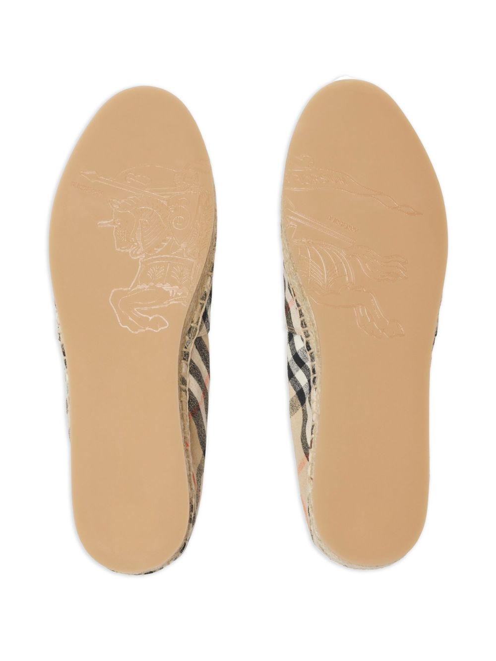 Classic Slip-On Flat Shoes With Check Pattern