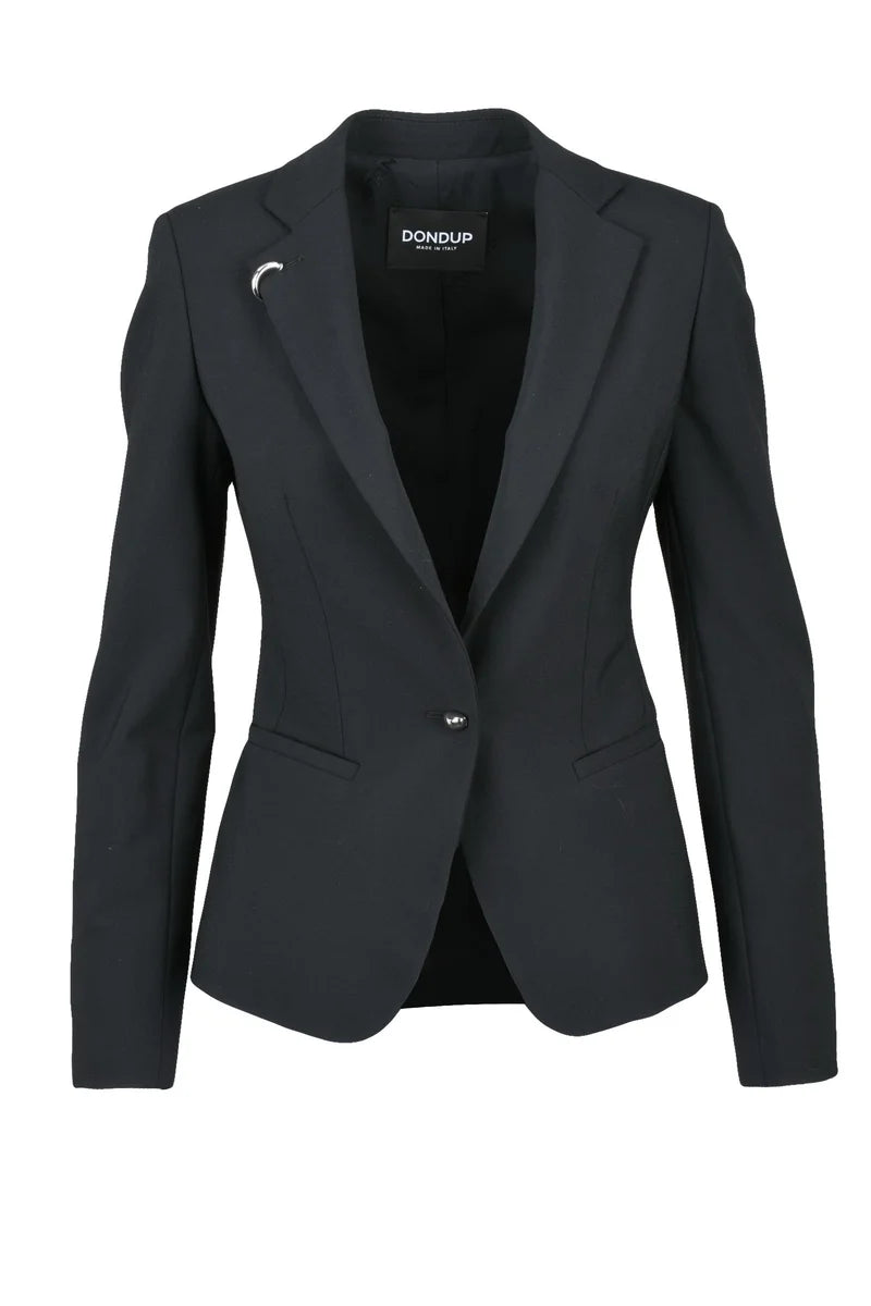 Fitted Blazer - Black