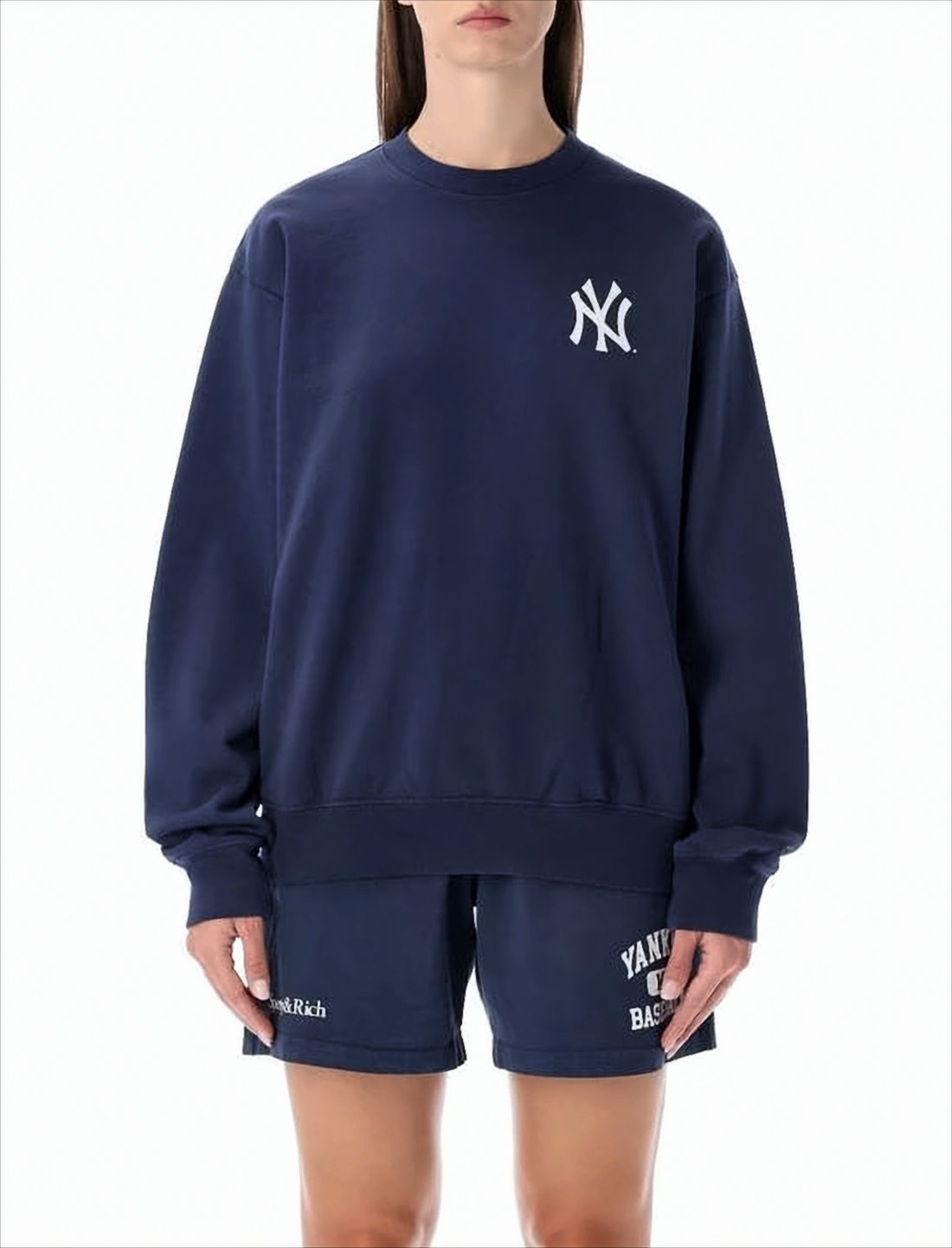 Relaxed Fit Crewneck Sweatshirt with Signature Branding