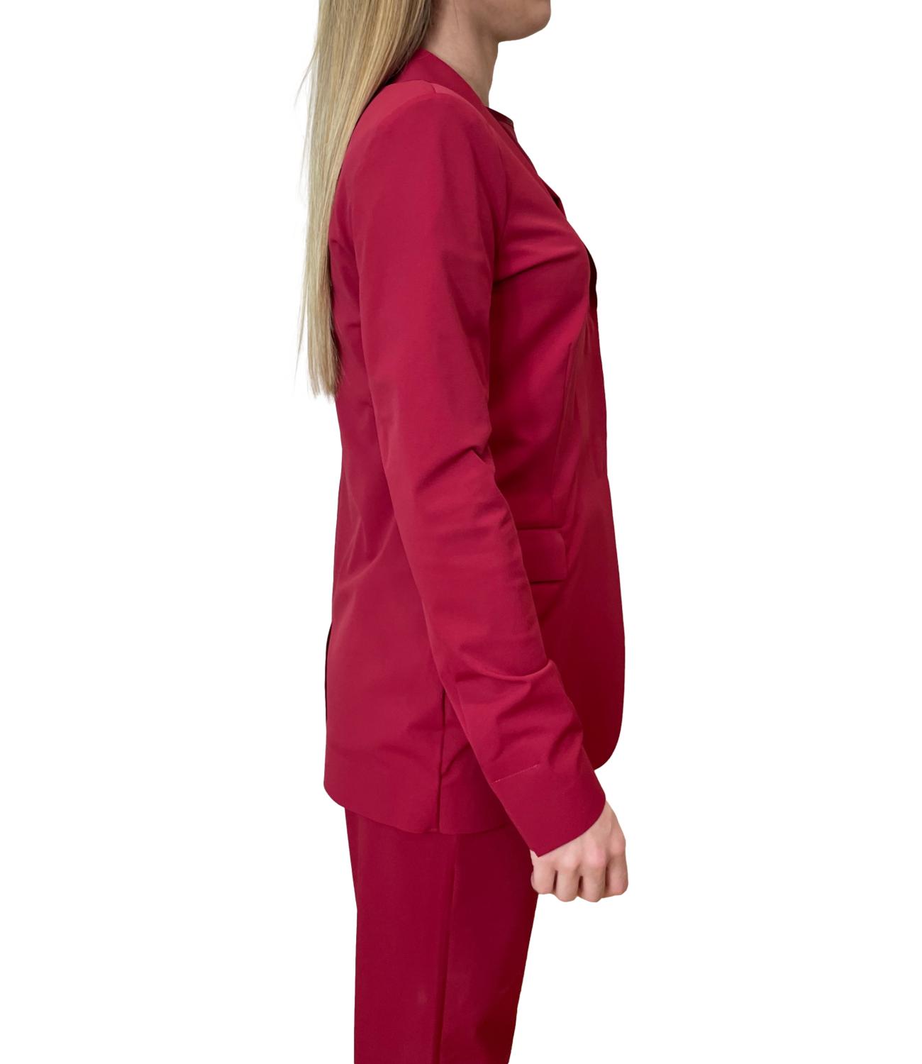 Dark Red Mmlpalo Polyamide Jacket