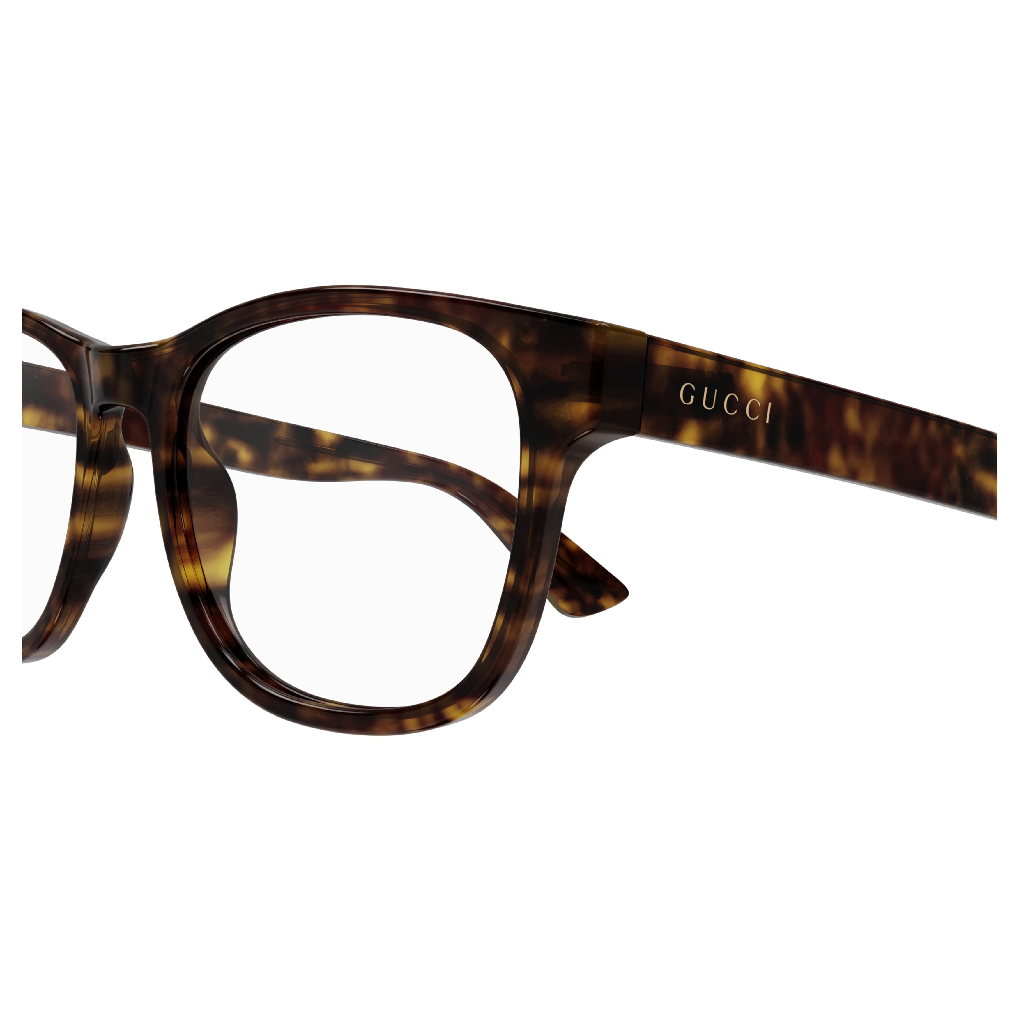 Gg1344o Classic Square Frame Tortoiseshell Eyeglasses