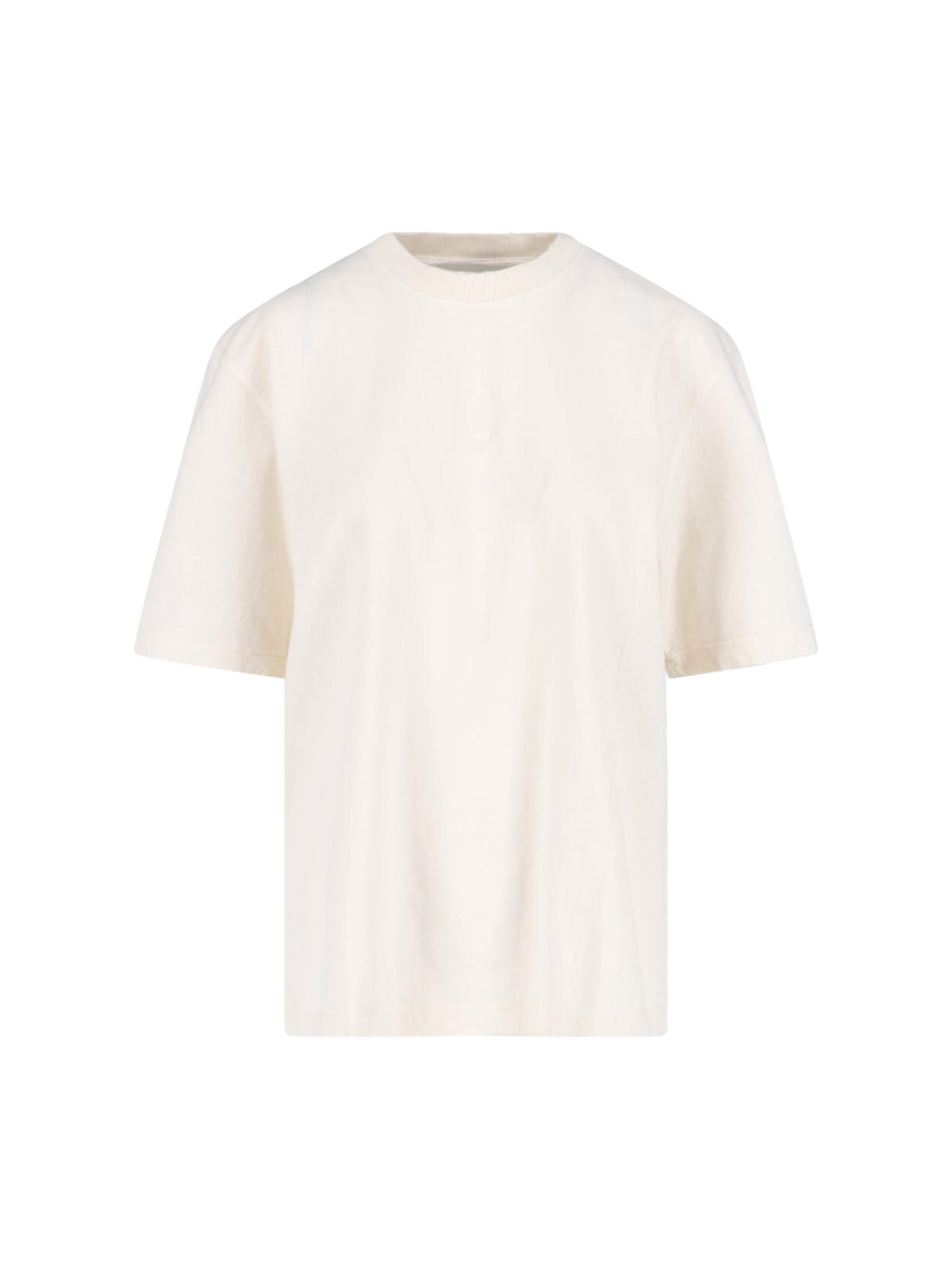 “Golden” Distressed T-Shirt – White