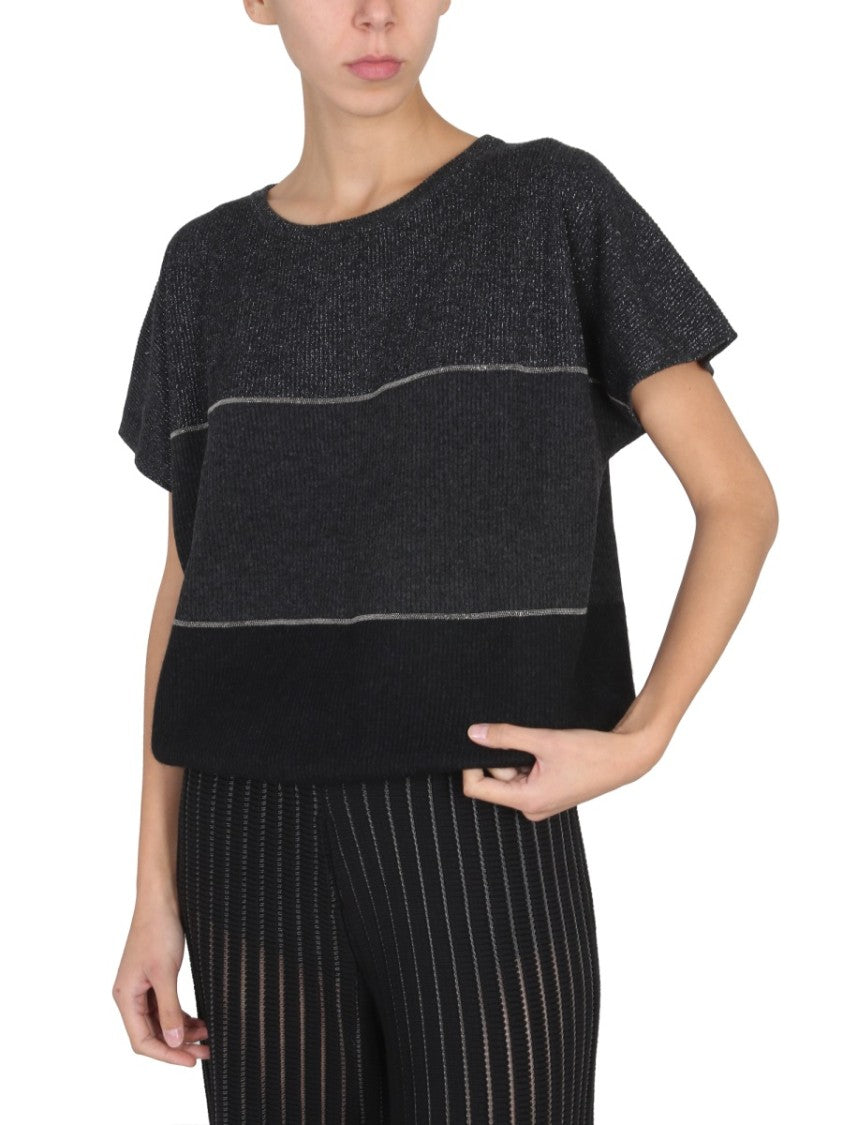 Color Block Knit Top