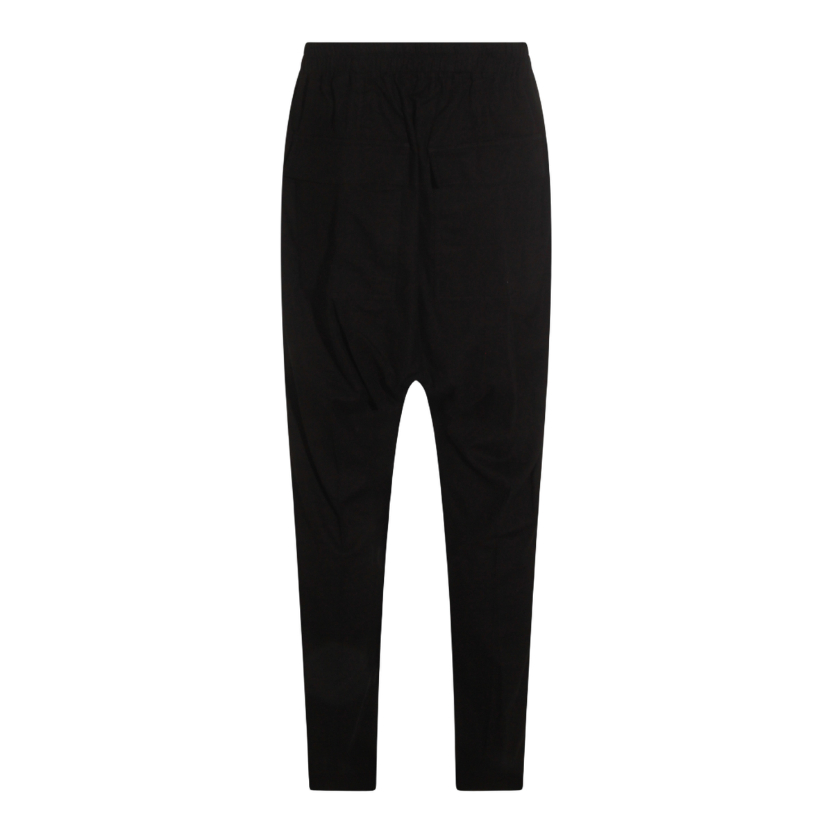 Relaxed Fit Trousers with Dropped Crotch